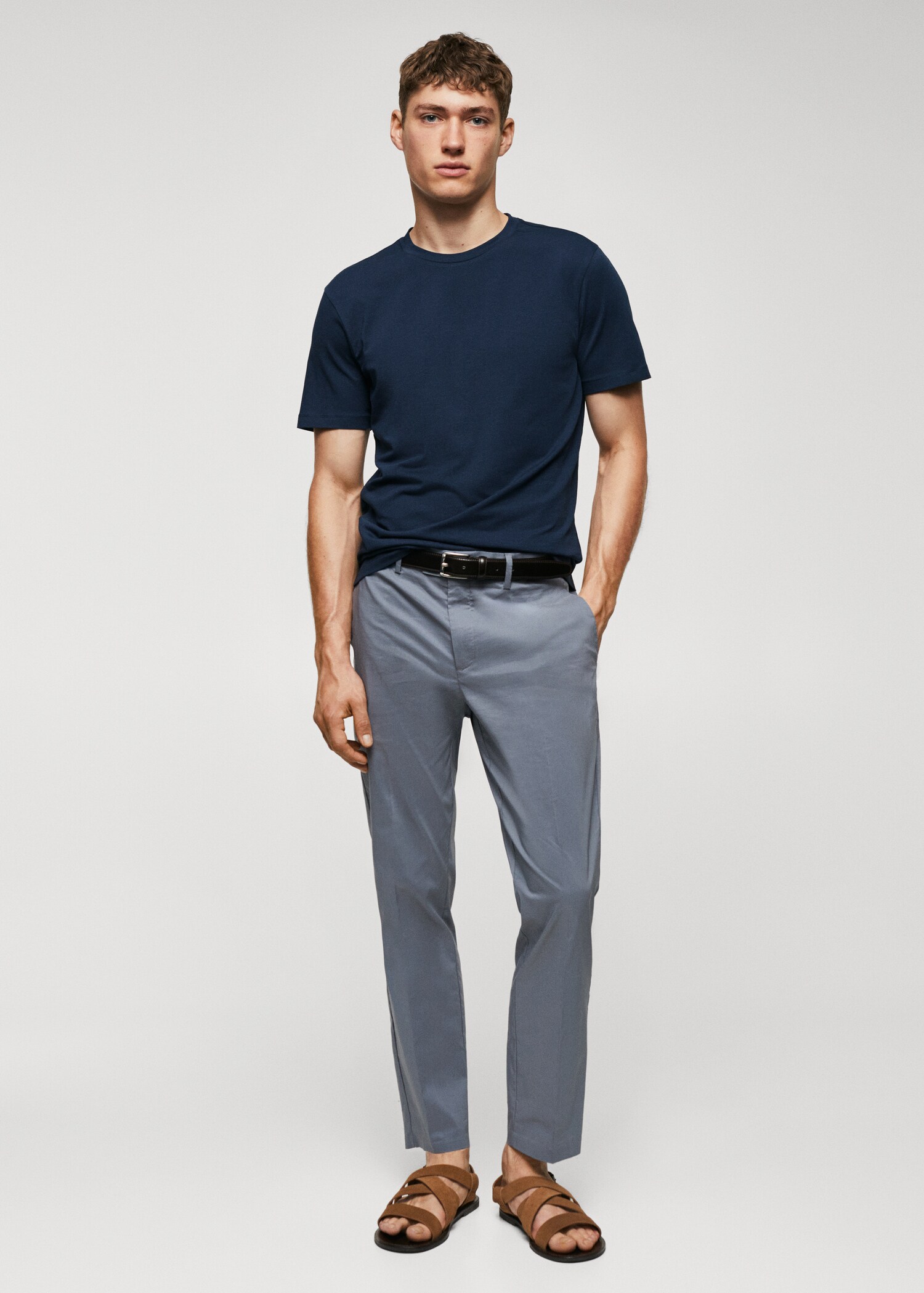 T-shirt coton stretch - Plan général
