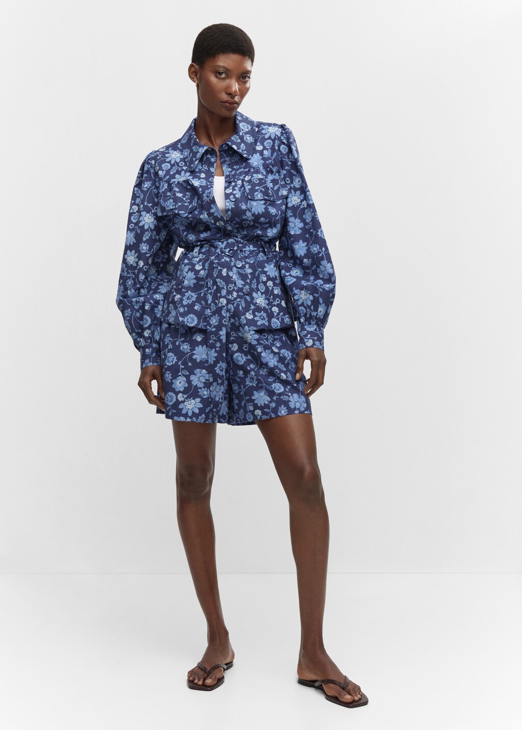 Floral-print shorts - Women | MANGO OUTLET USA