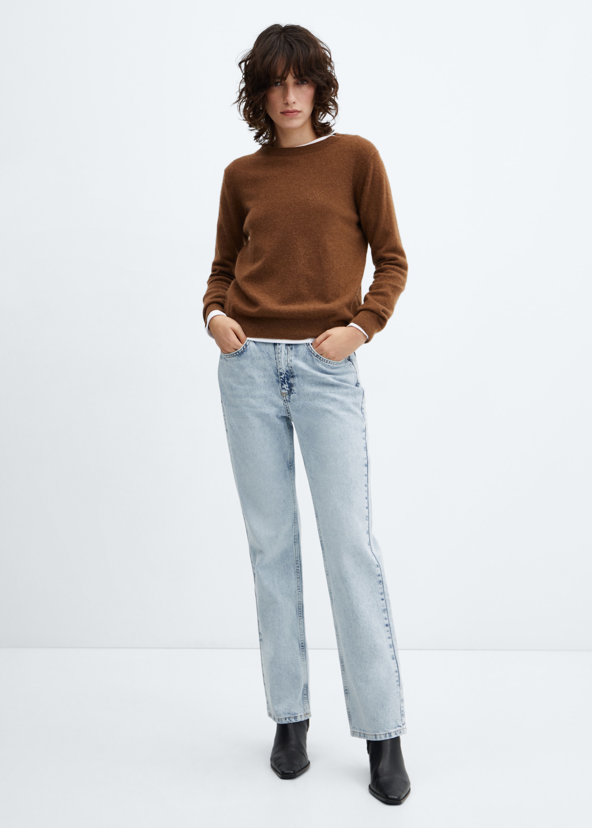 Mid-rise straight jeans Women MANGO OUTLET Slovenia