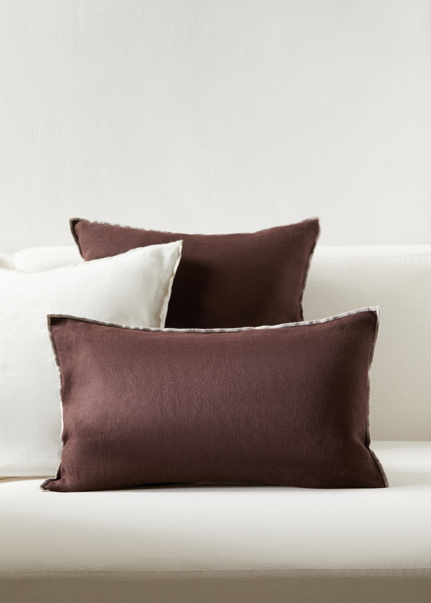 Housse de coussin 100 % lin 30x50 cm - Plan général