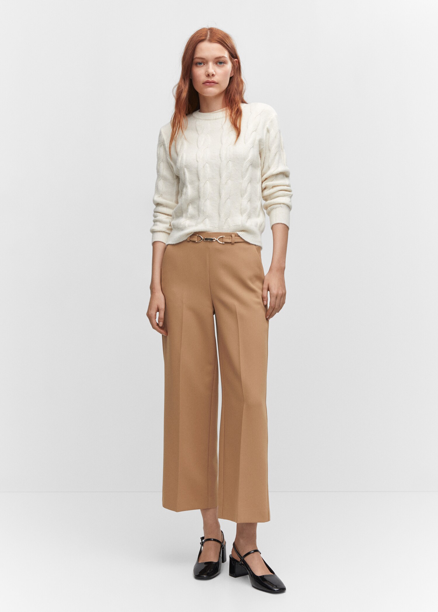 Belt culottes pants - General plane