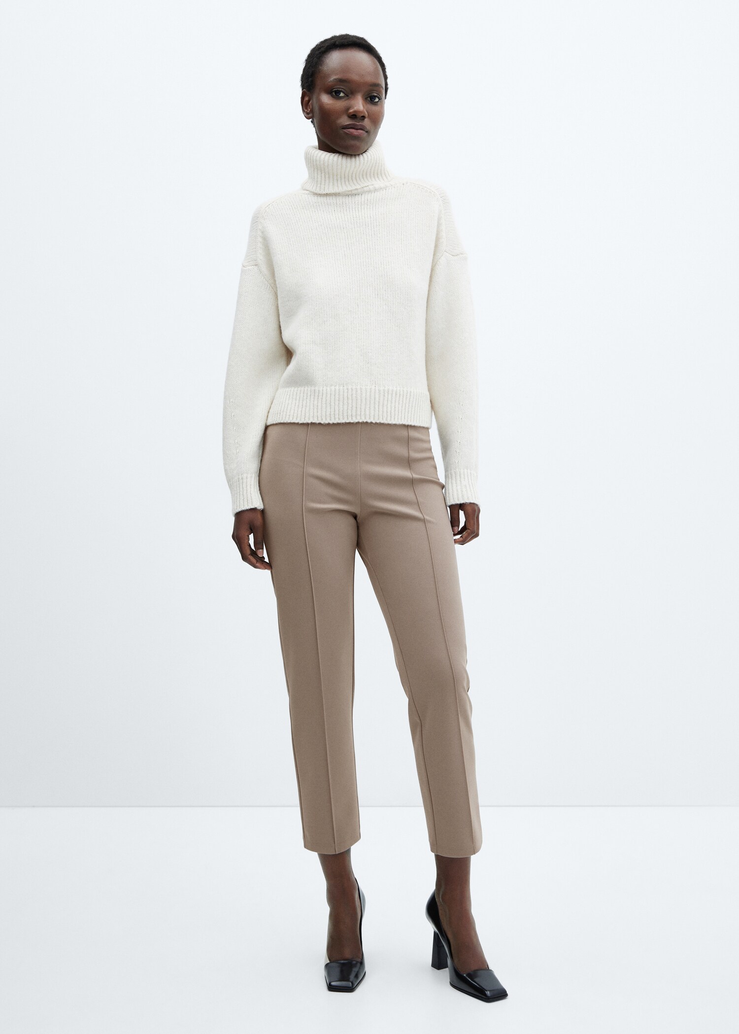 High-waist skinny pants - General plane