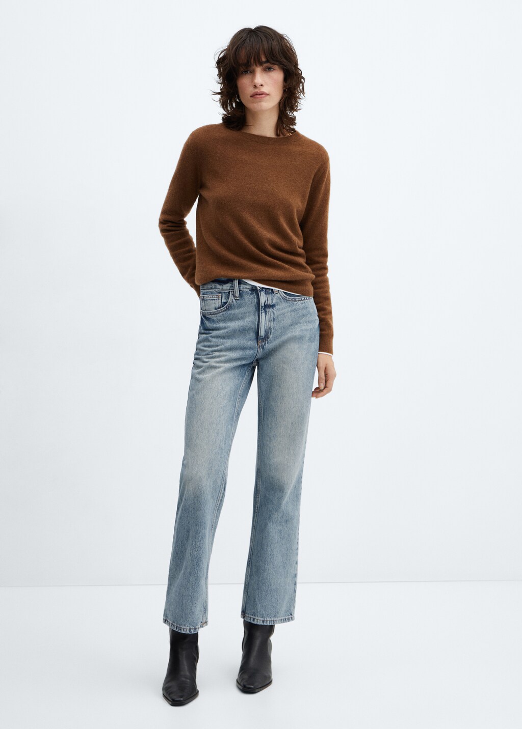 Mid-rise straight jeans - Women | MANGO OUTLET USA Mid-rise straight jeans - Women | MANGO OUTLET USA