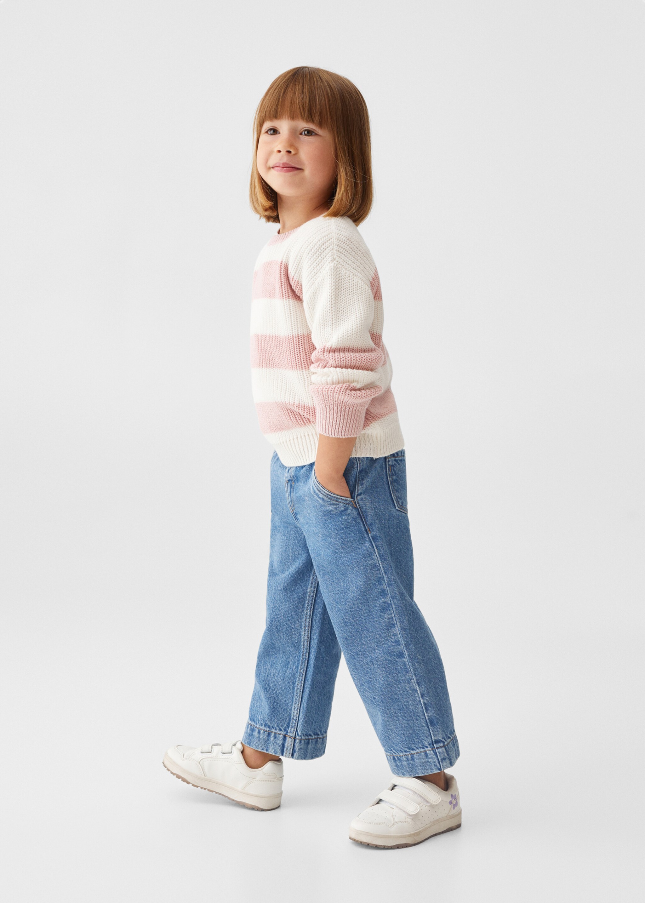 Knit striped sweater - General plane