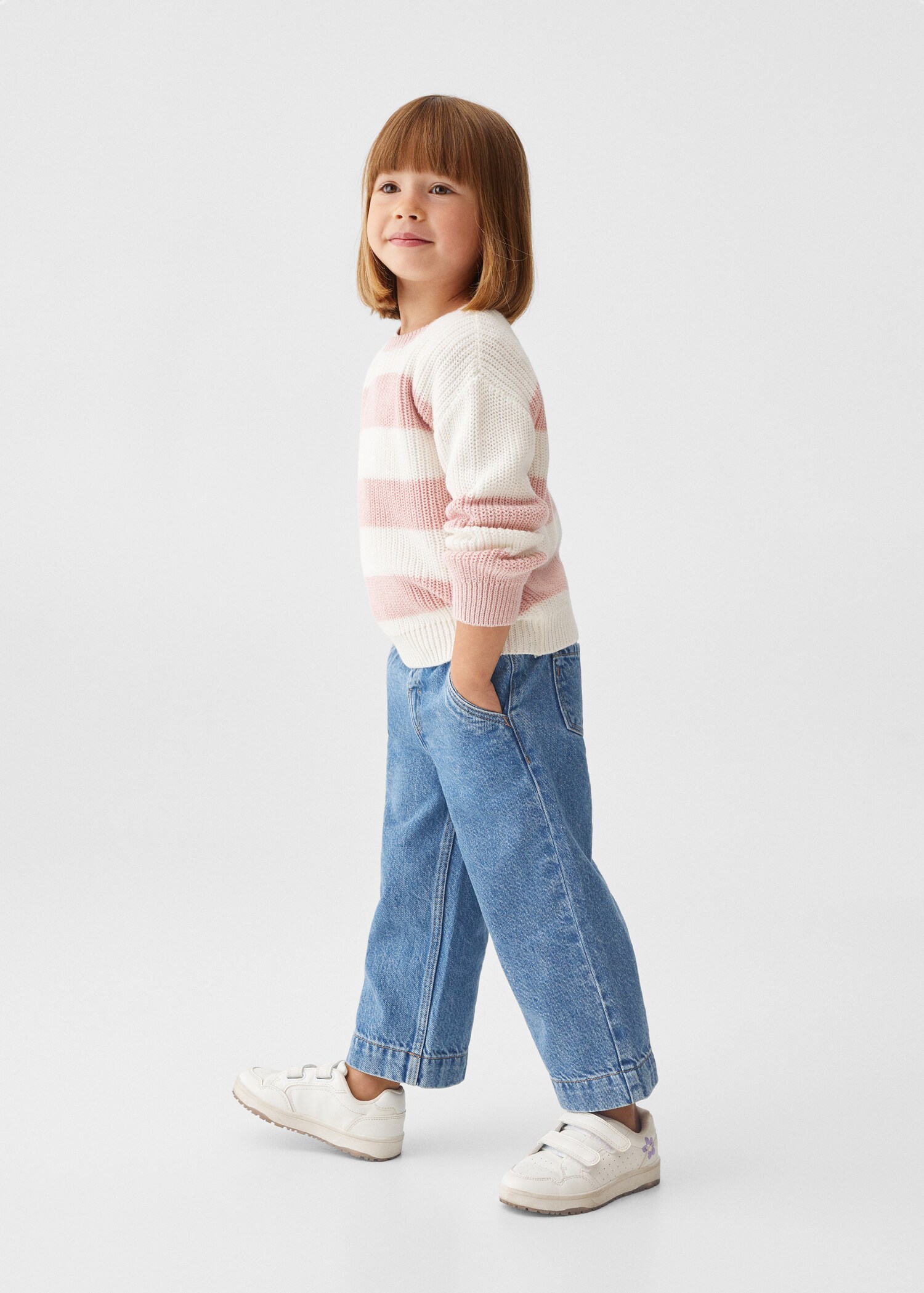 Knit striped sweater - General plane