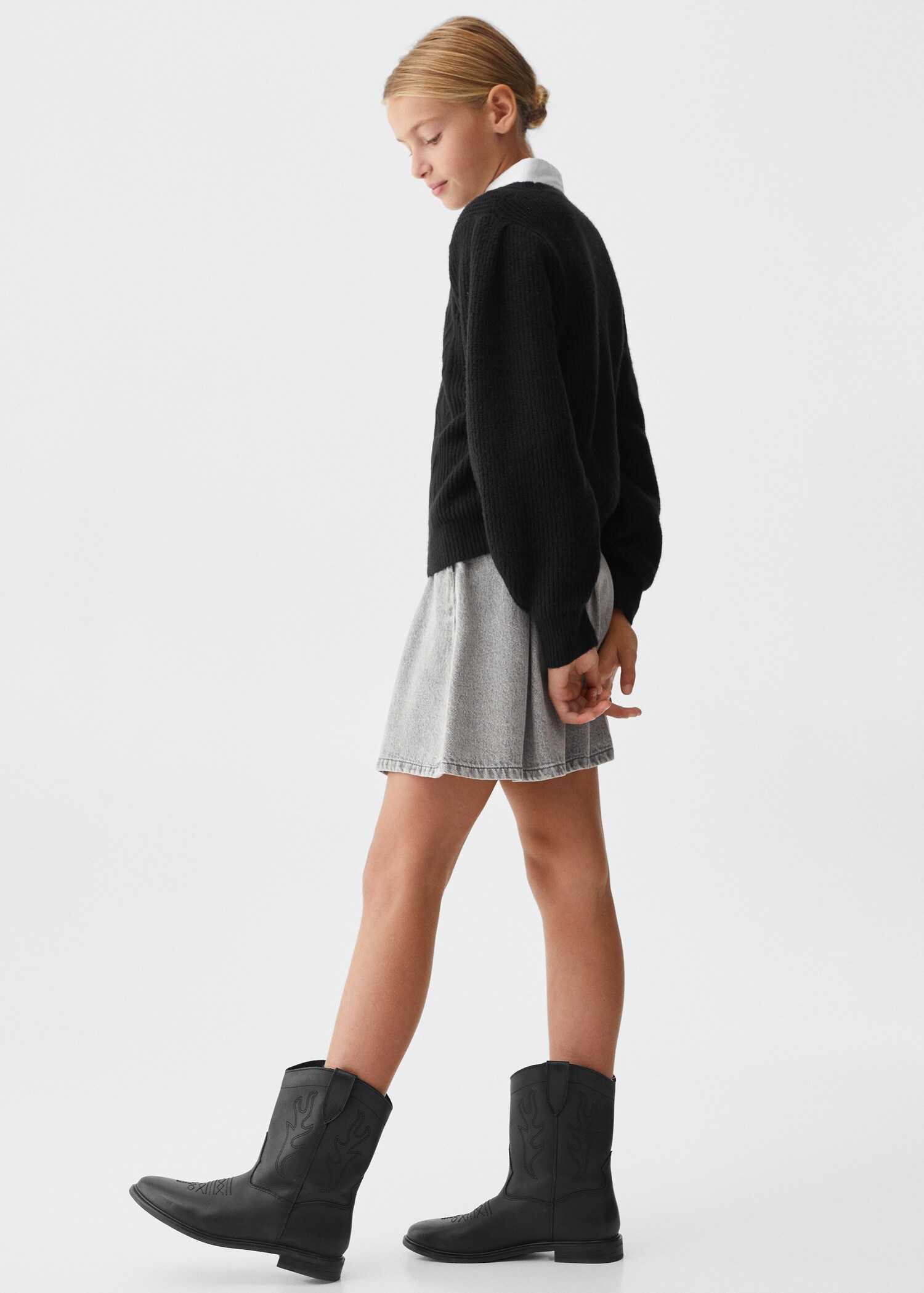 Bottes cowboy cuir - Plan général