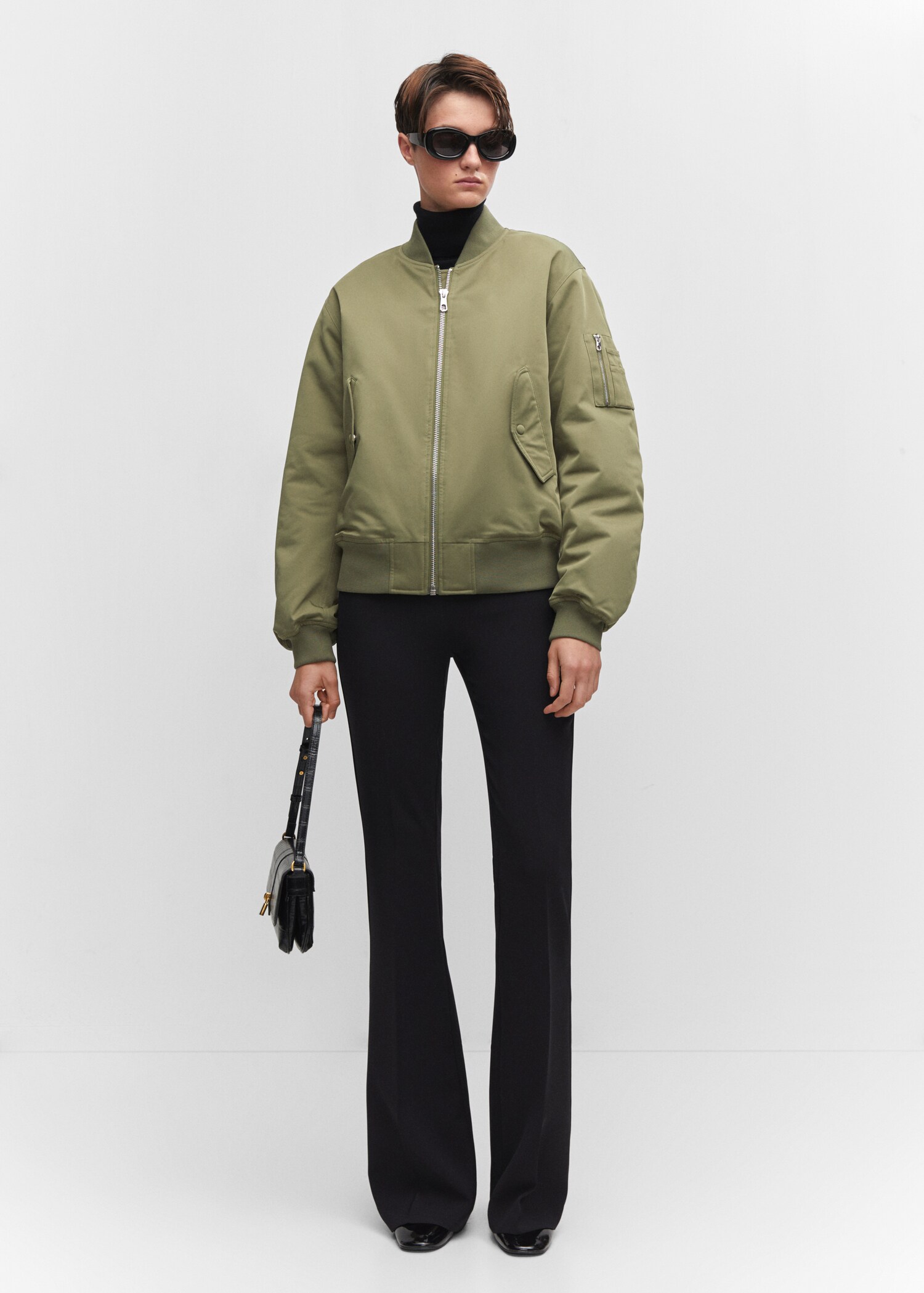 Oversized bomber jacket - General plane