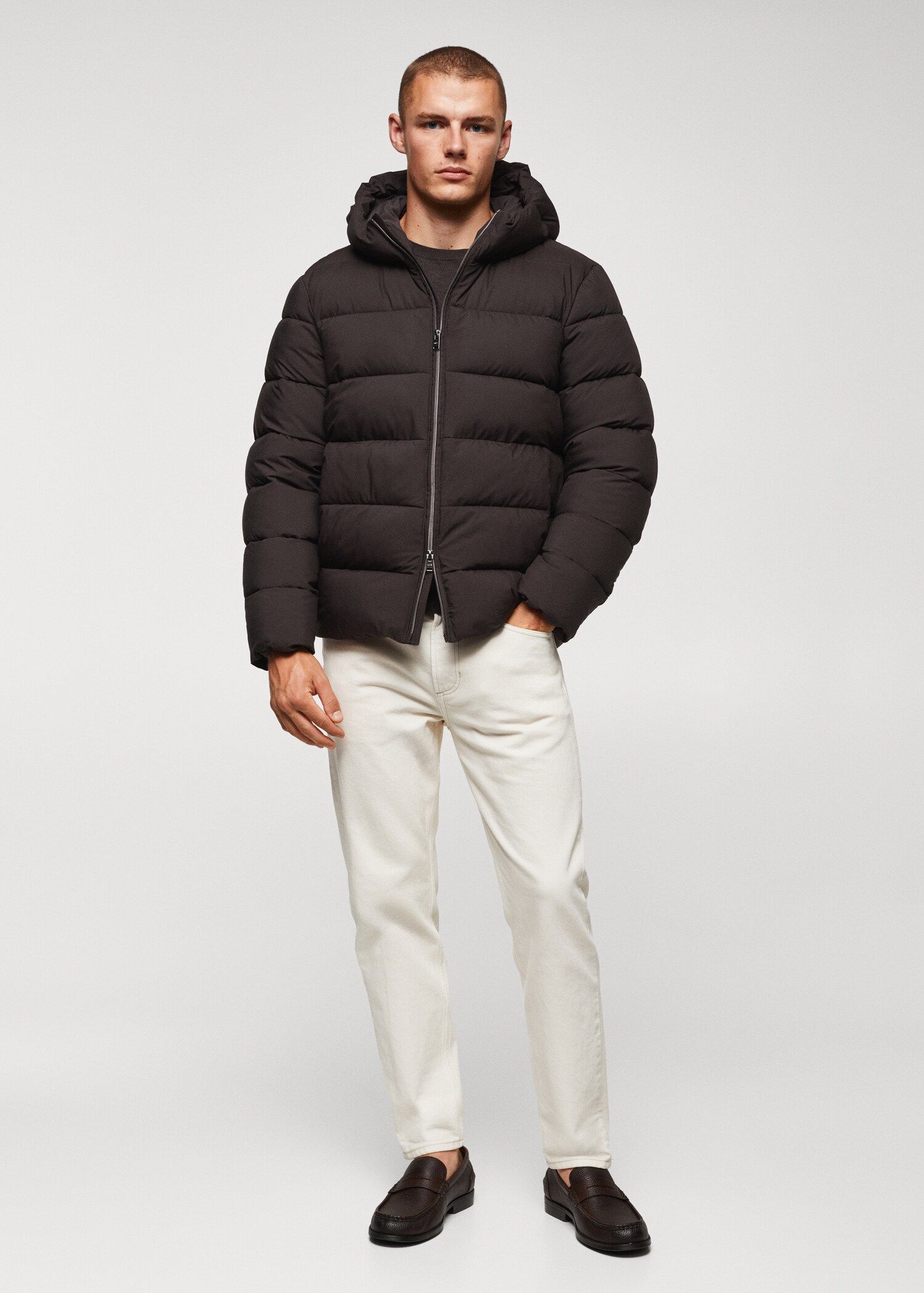 Anorac embuatat impermeable termoregulador - Pla general