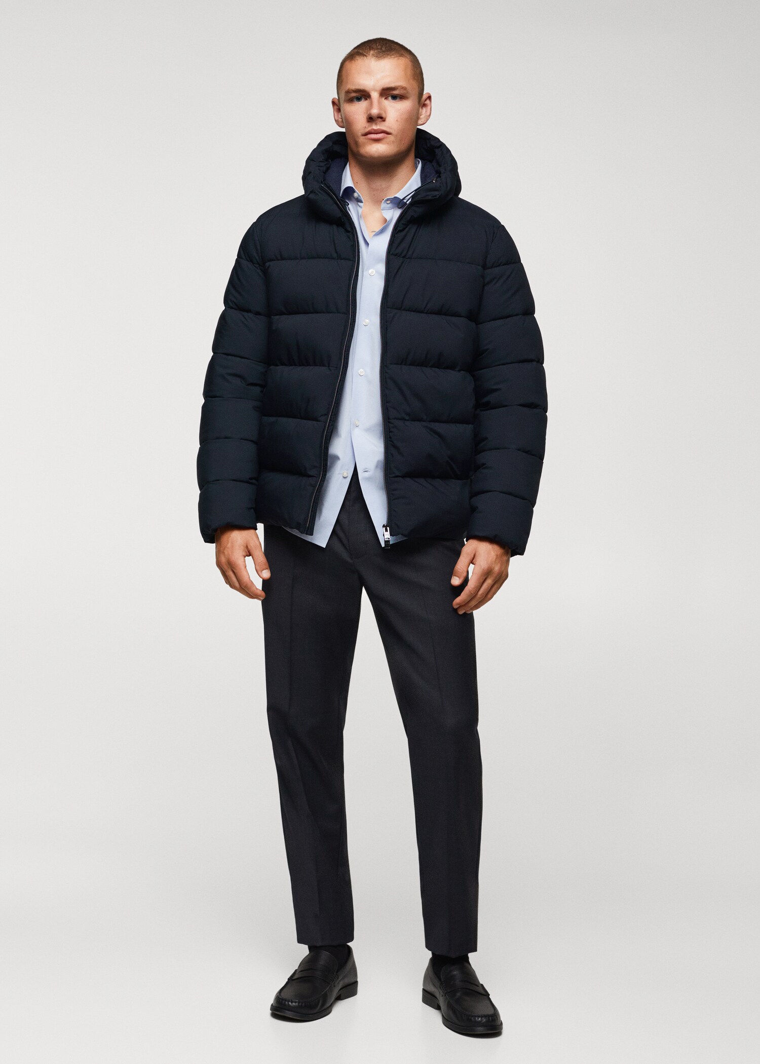 Anorac embuatat impermeable termoregulador - Pla general
