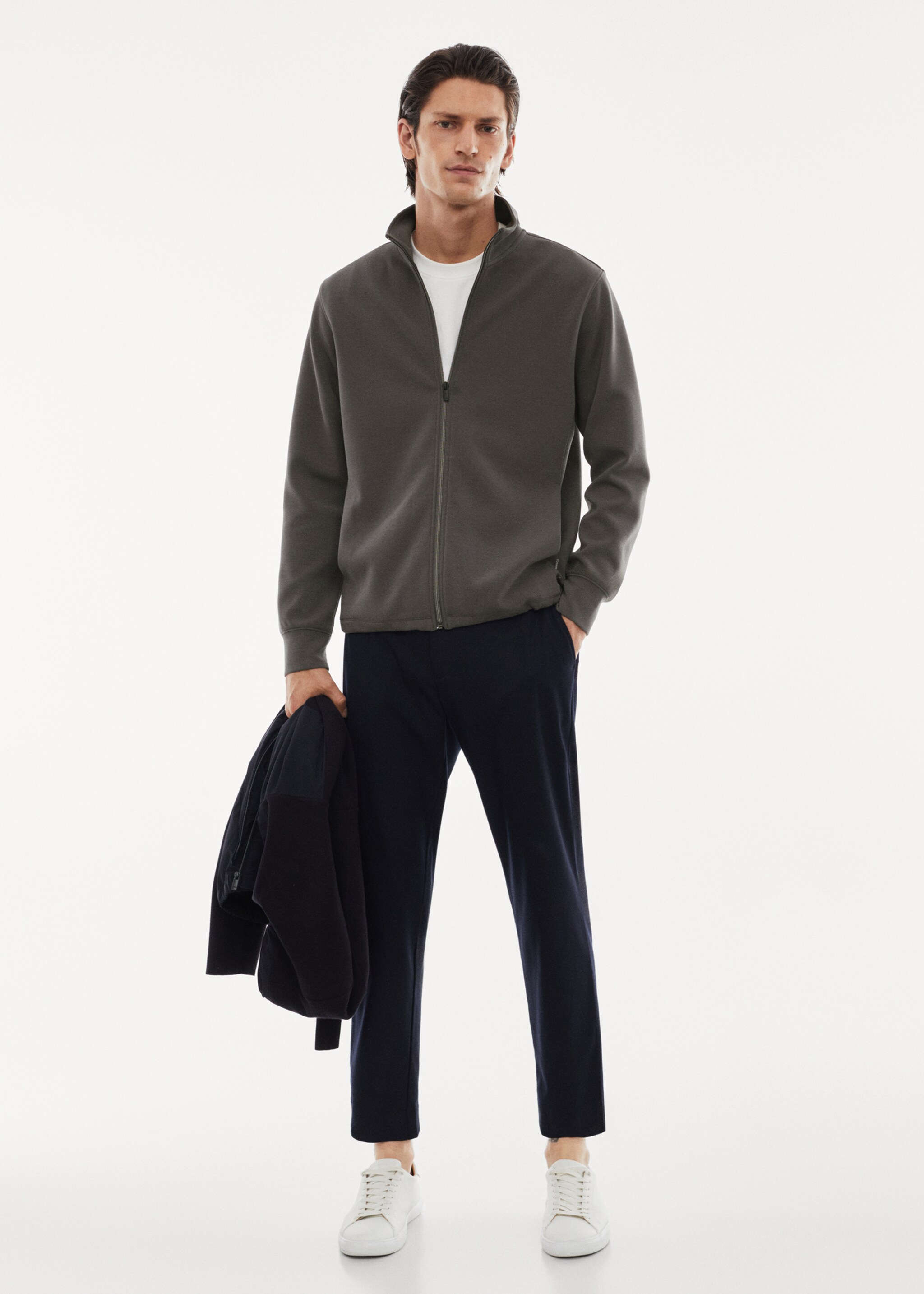 Atmungsaktives Zip-Sweatshirt - Allgemeine Ansicht