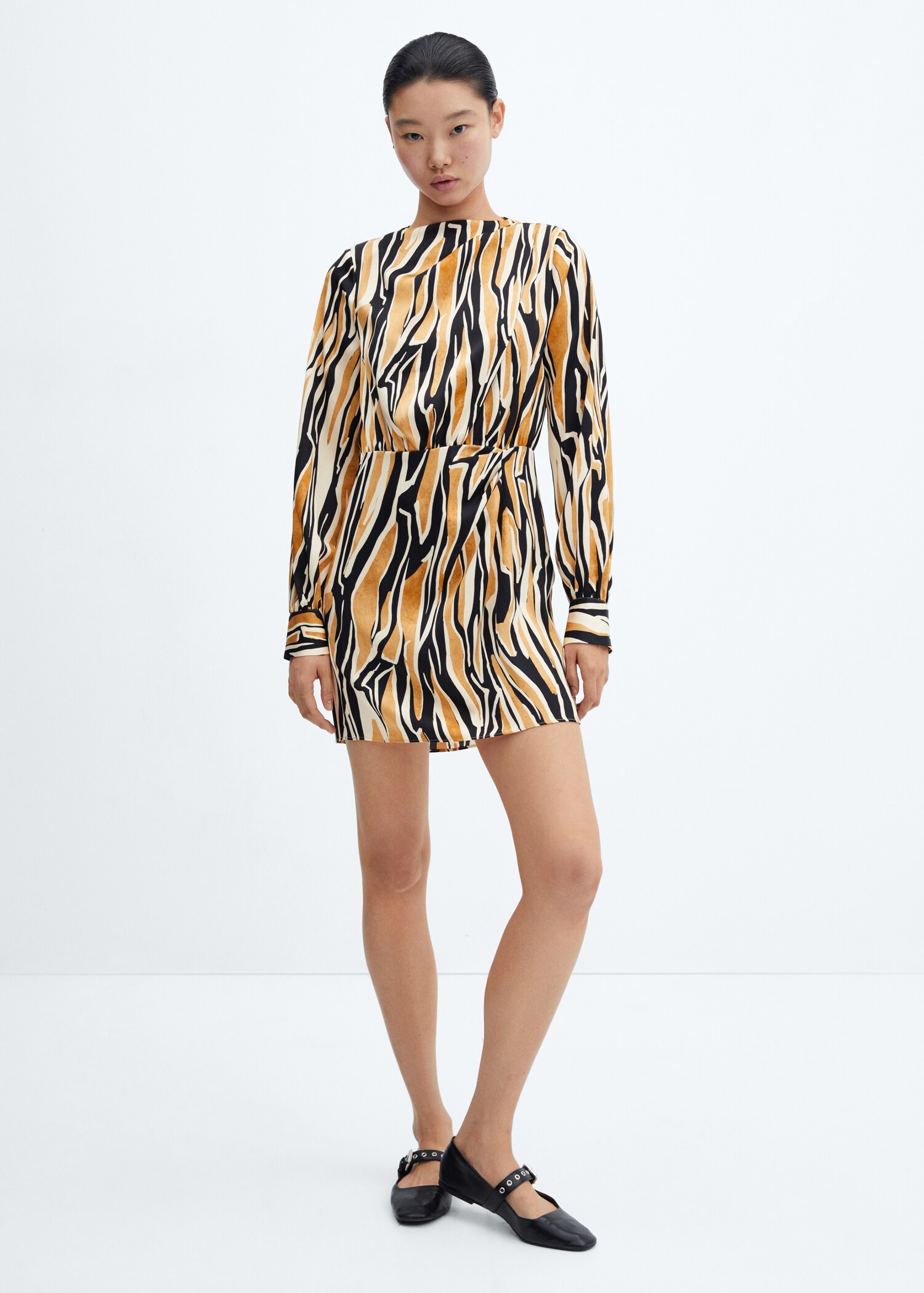 Kurzes Printkleid - Allgemeine Ansicht