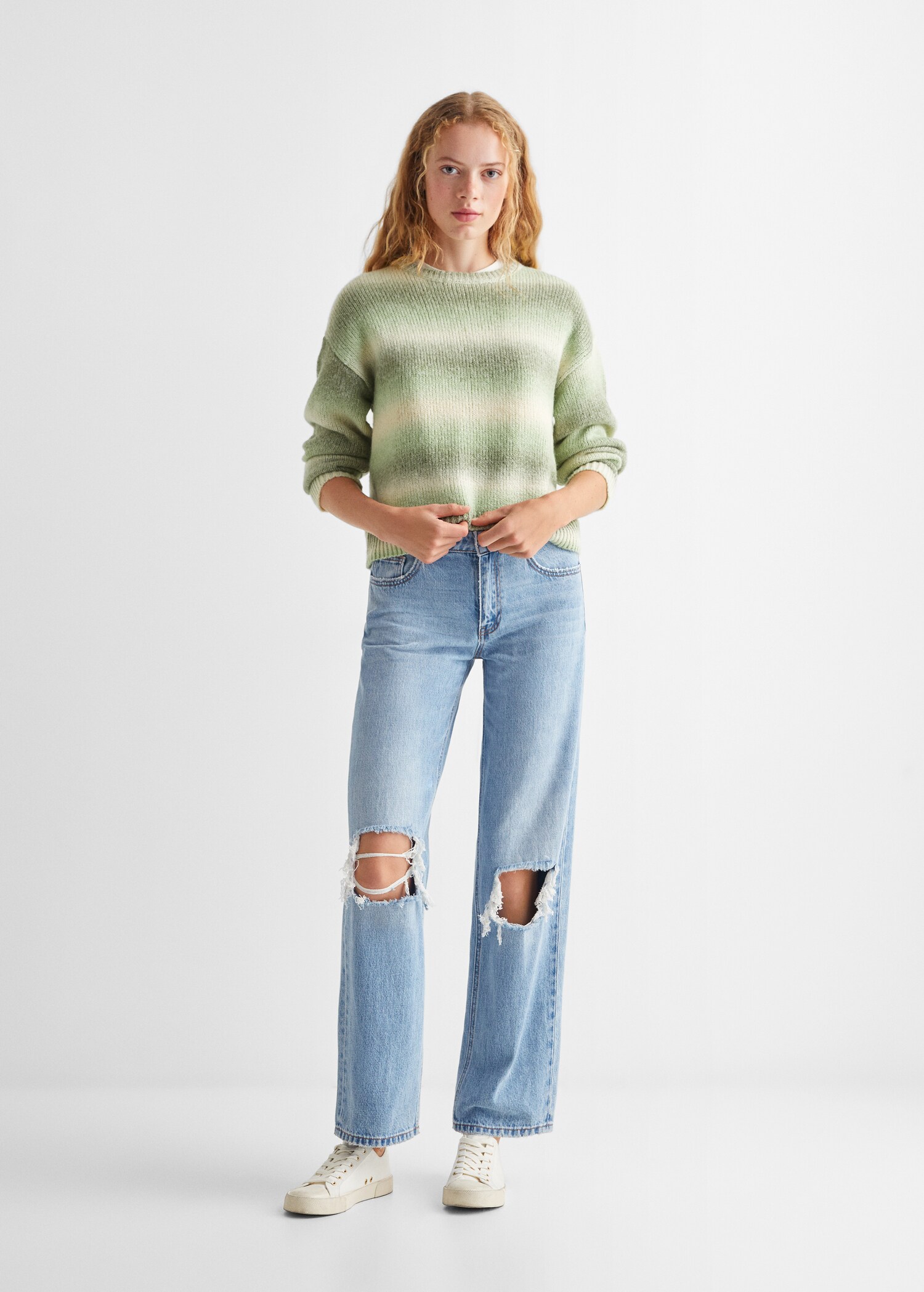 Gradient-print sweater - General plane