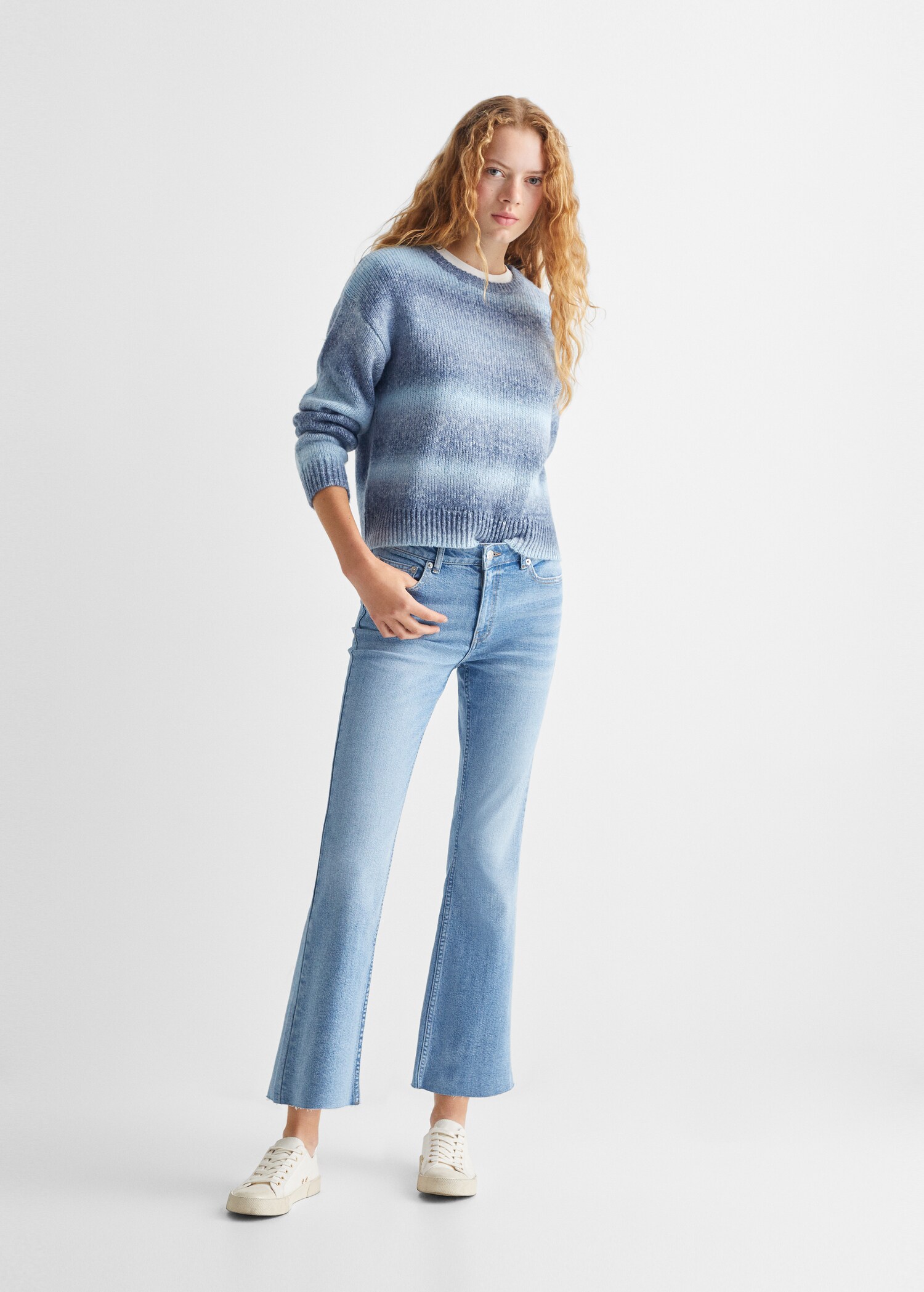 Gradient-print sweater - General plane