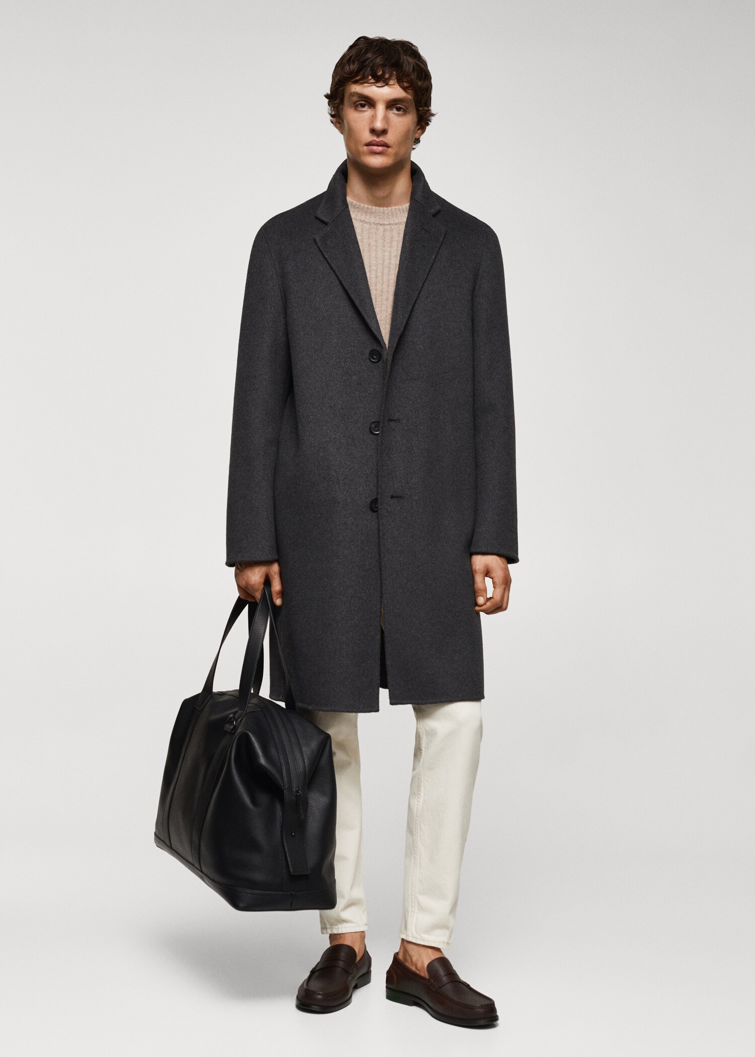 Handmade recycled wool coat - General plane