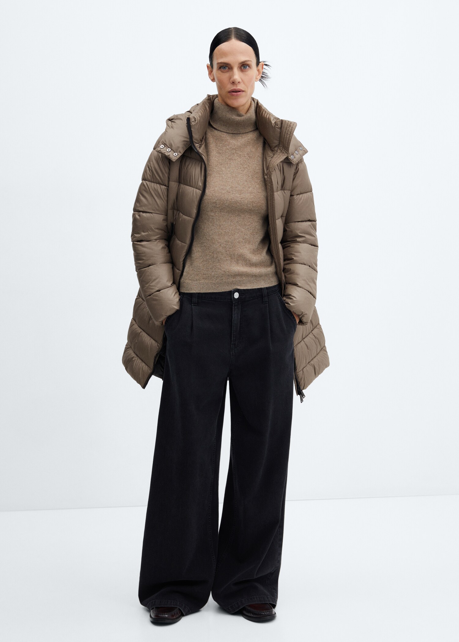 Taillierte Midi-Anorak - Allgemeine Ansicht