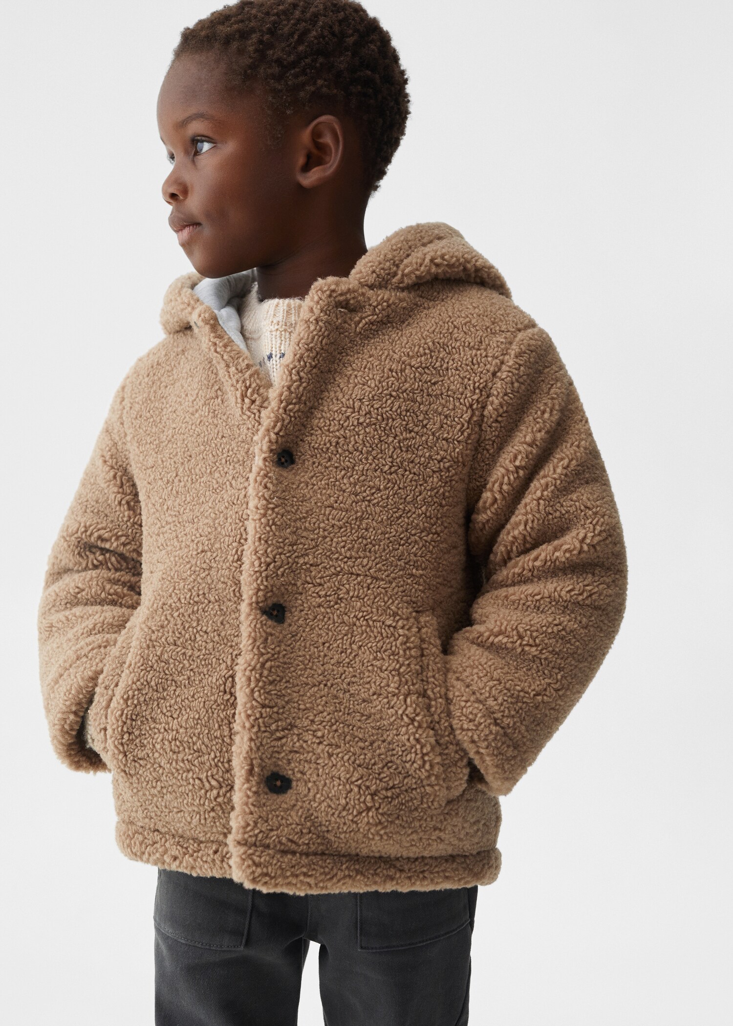 Cappotto collo pelliccia di pecora - Piano generale