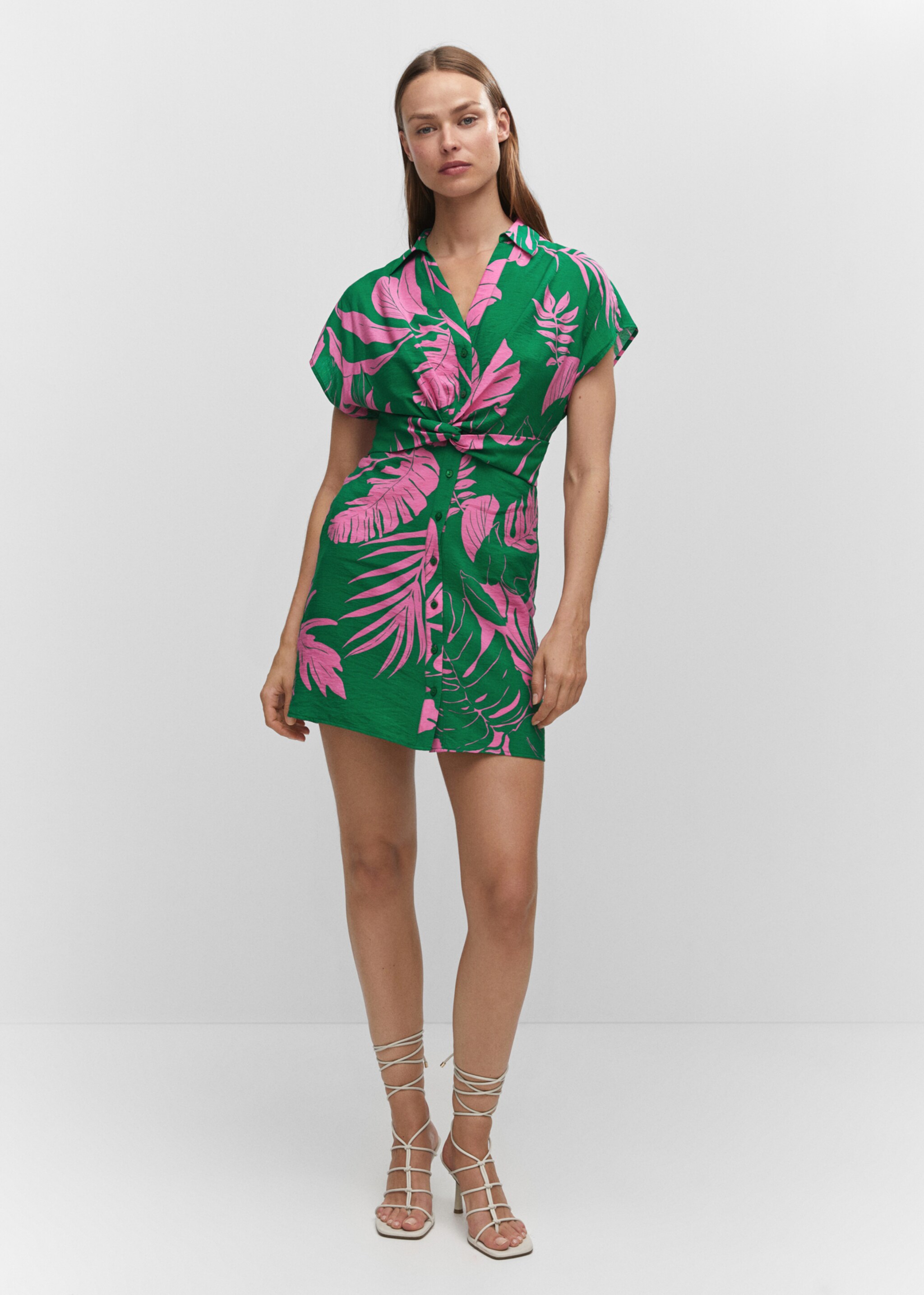 Tropical shirt dress - General plane