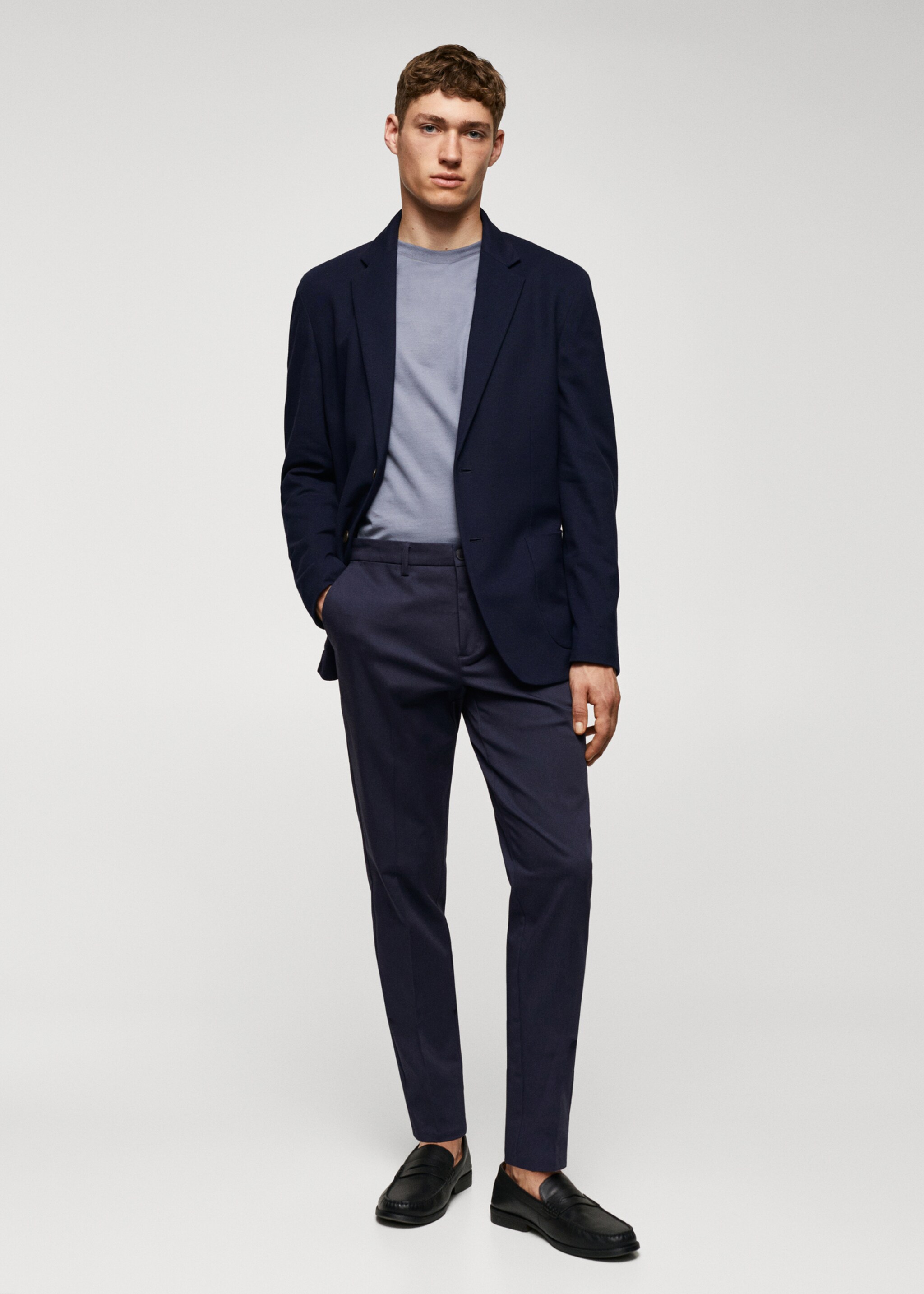 Pantalons xinesos slim fit - Pla general