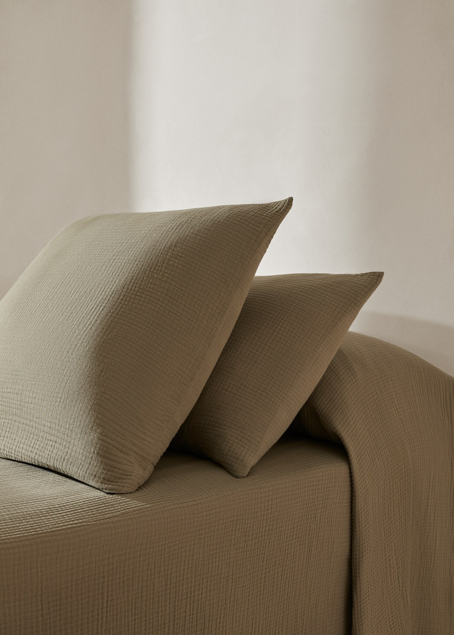 Cotton gauze pillow case 50x75cm (Pack of 2) - General plane