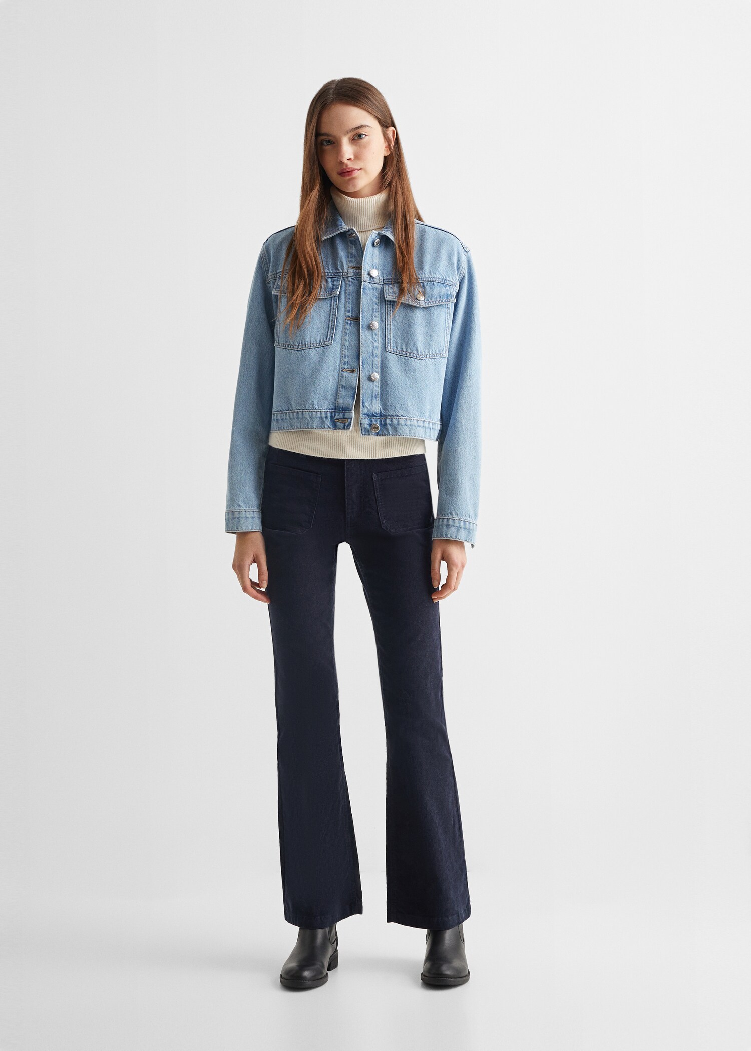 Kurze Jeansjacke - Allgemeine Ansicht