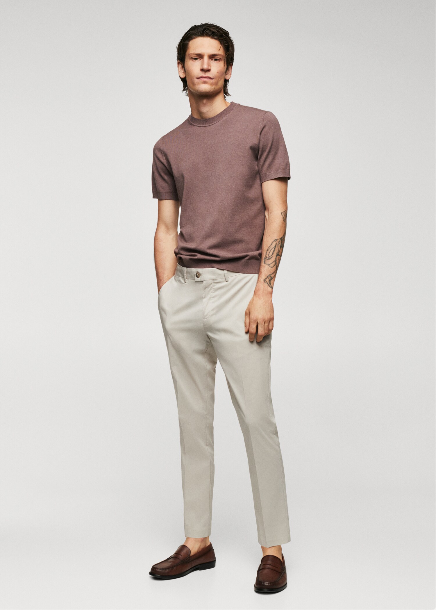 Pantalons lleugers de cotó - Pla general