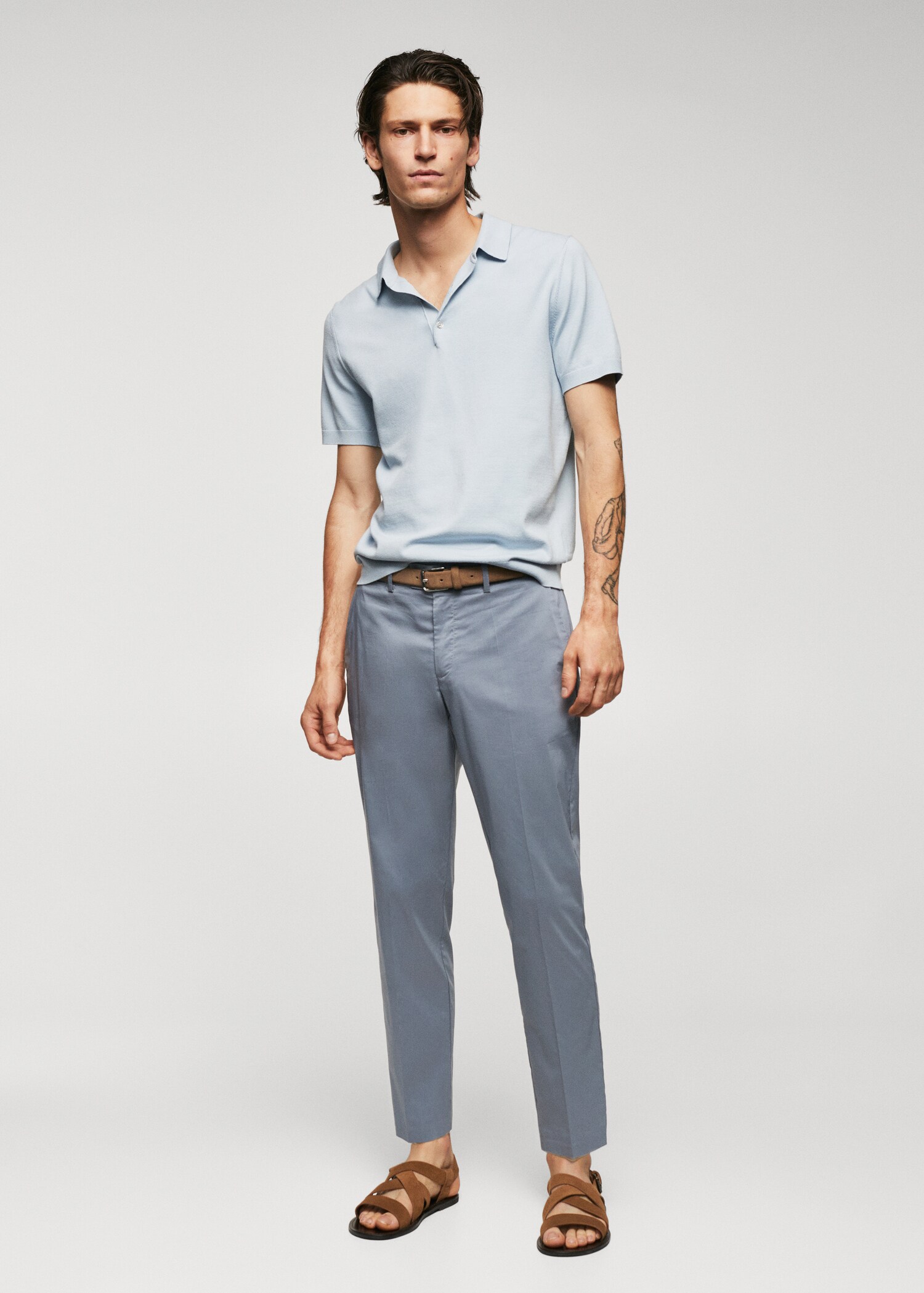 Pantalons lleugers de cotó - Pla general