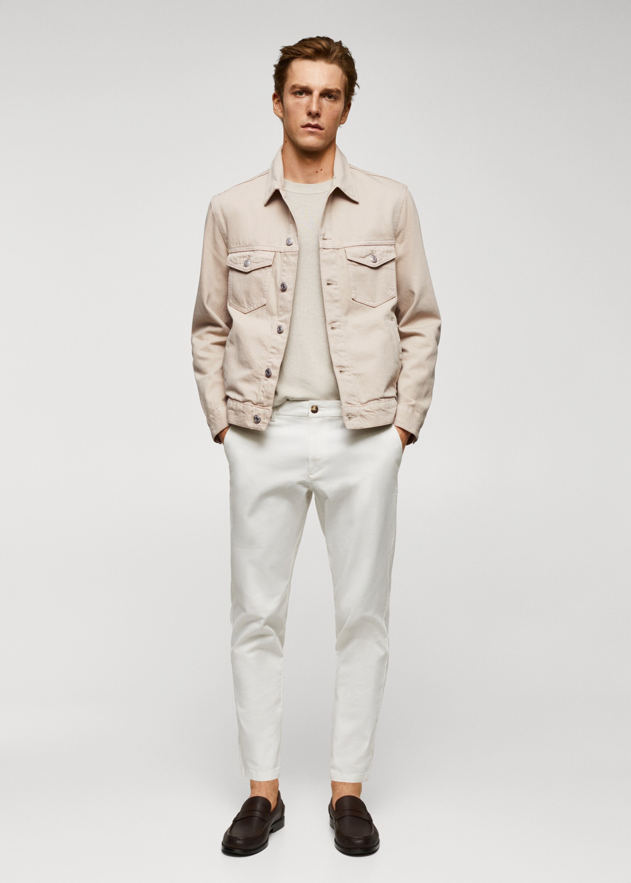 Blouson en jean essentiel - Plan général