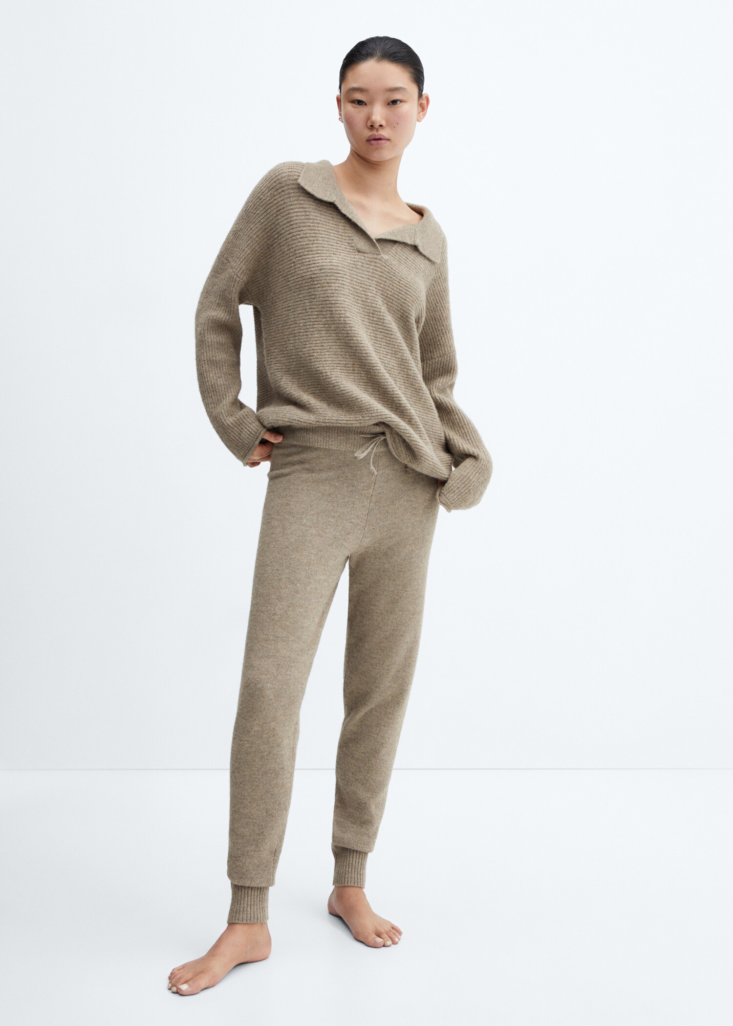 Pantalón jogger punto - Plano general