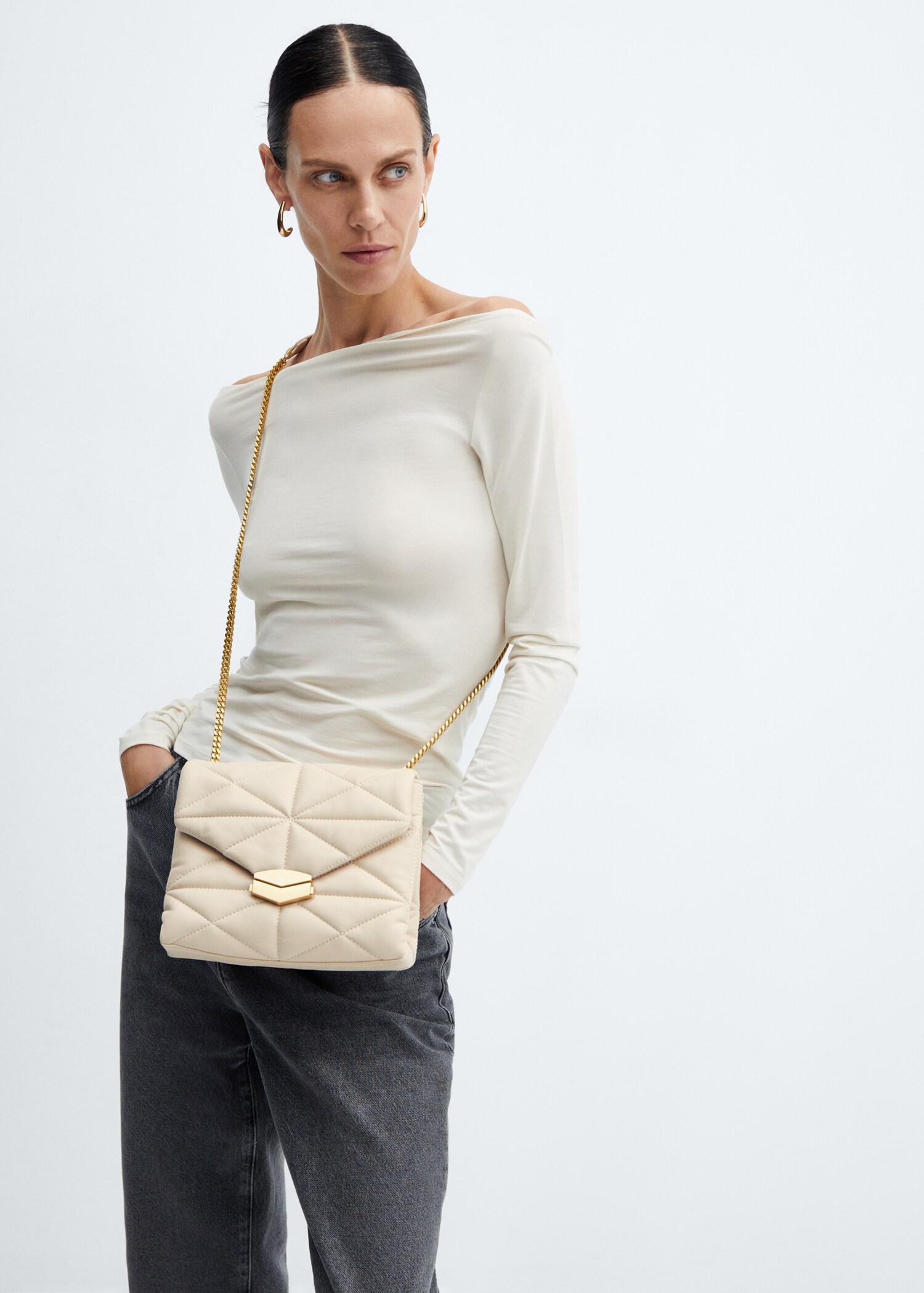 Bolso acolchado solapa - Plano general