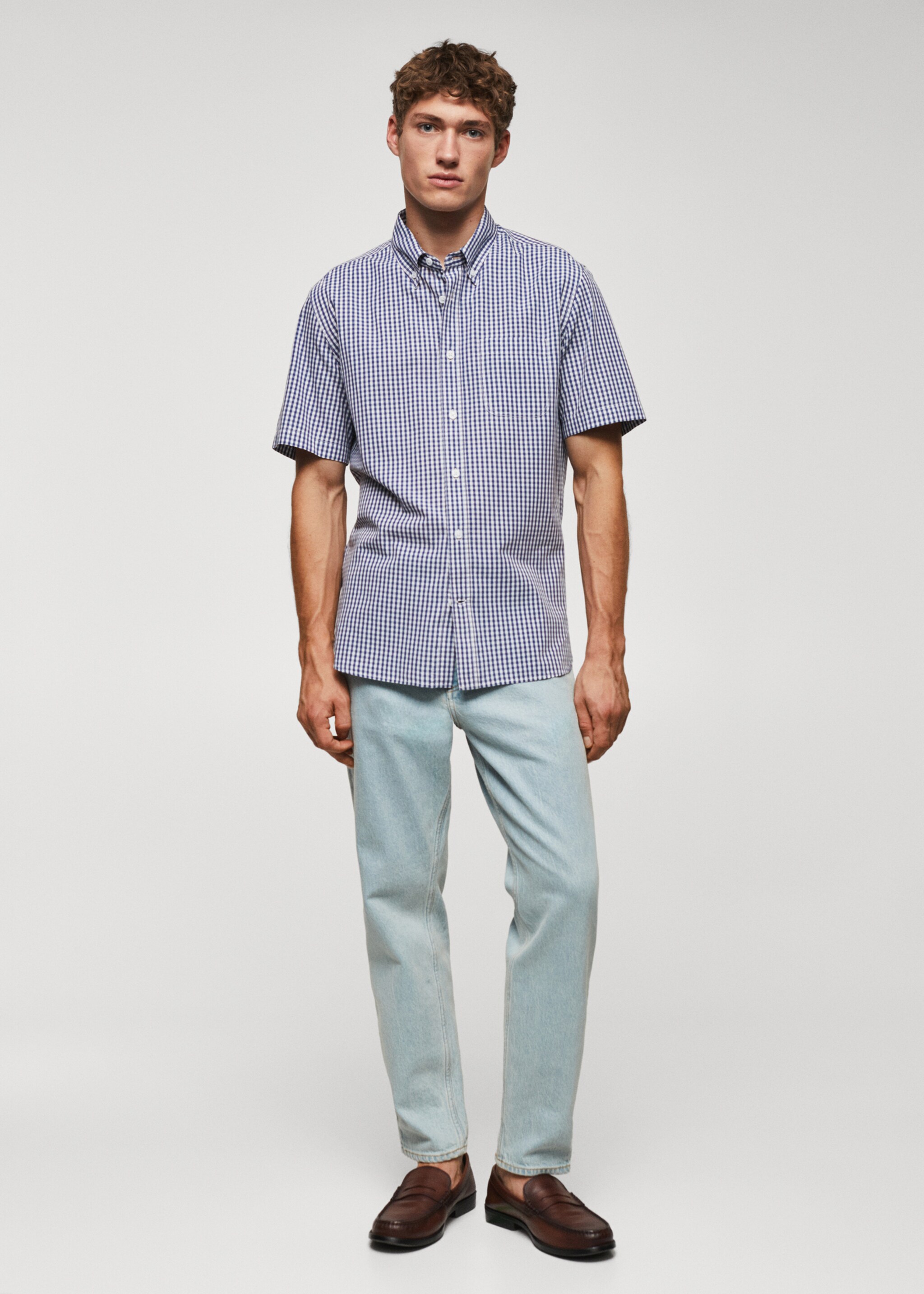 Chemise imprimée 100 % coton - Plan général