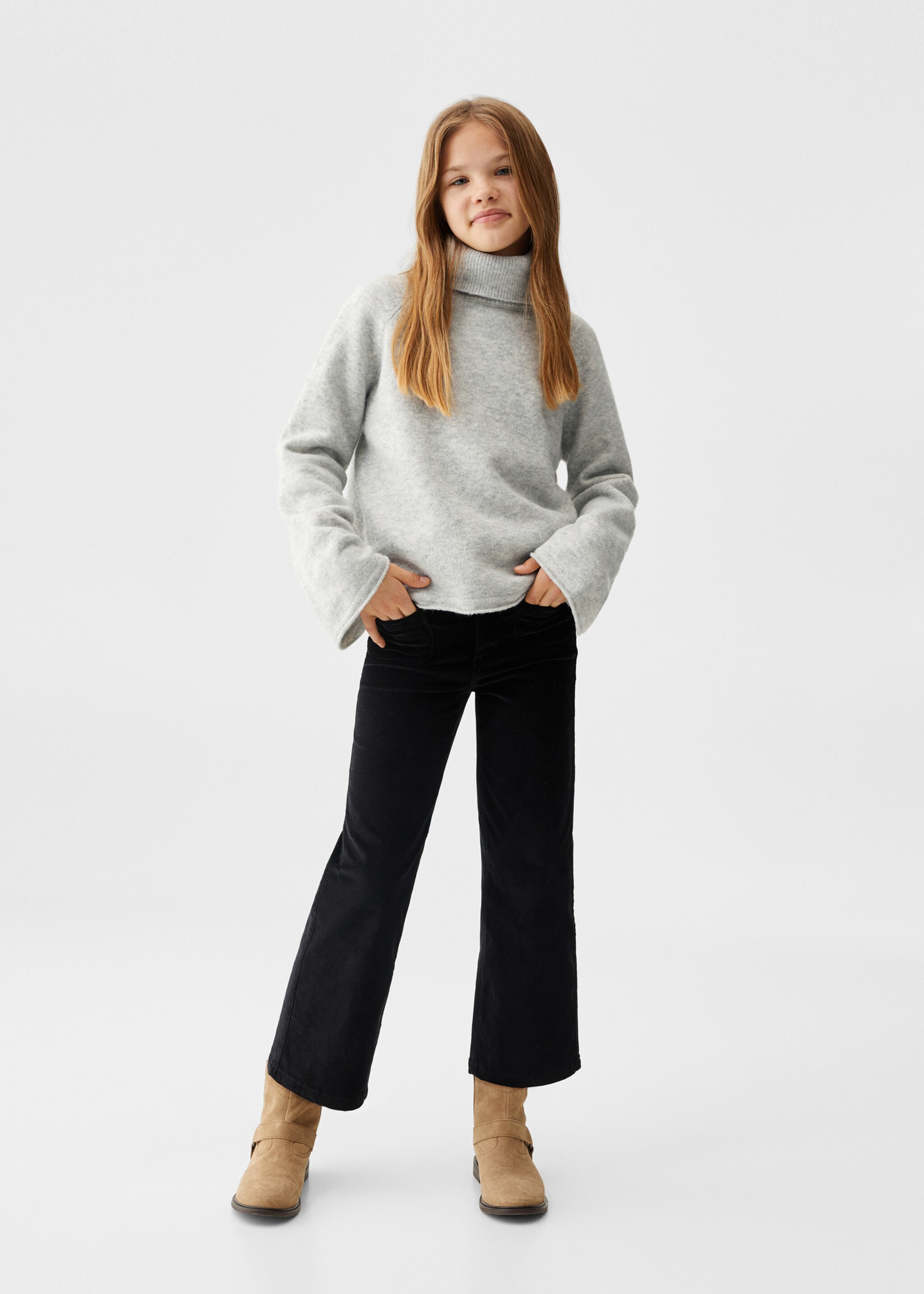 Pull-over maille col montant - Plan général
