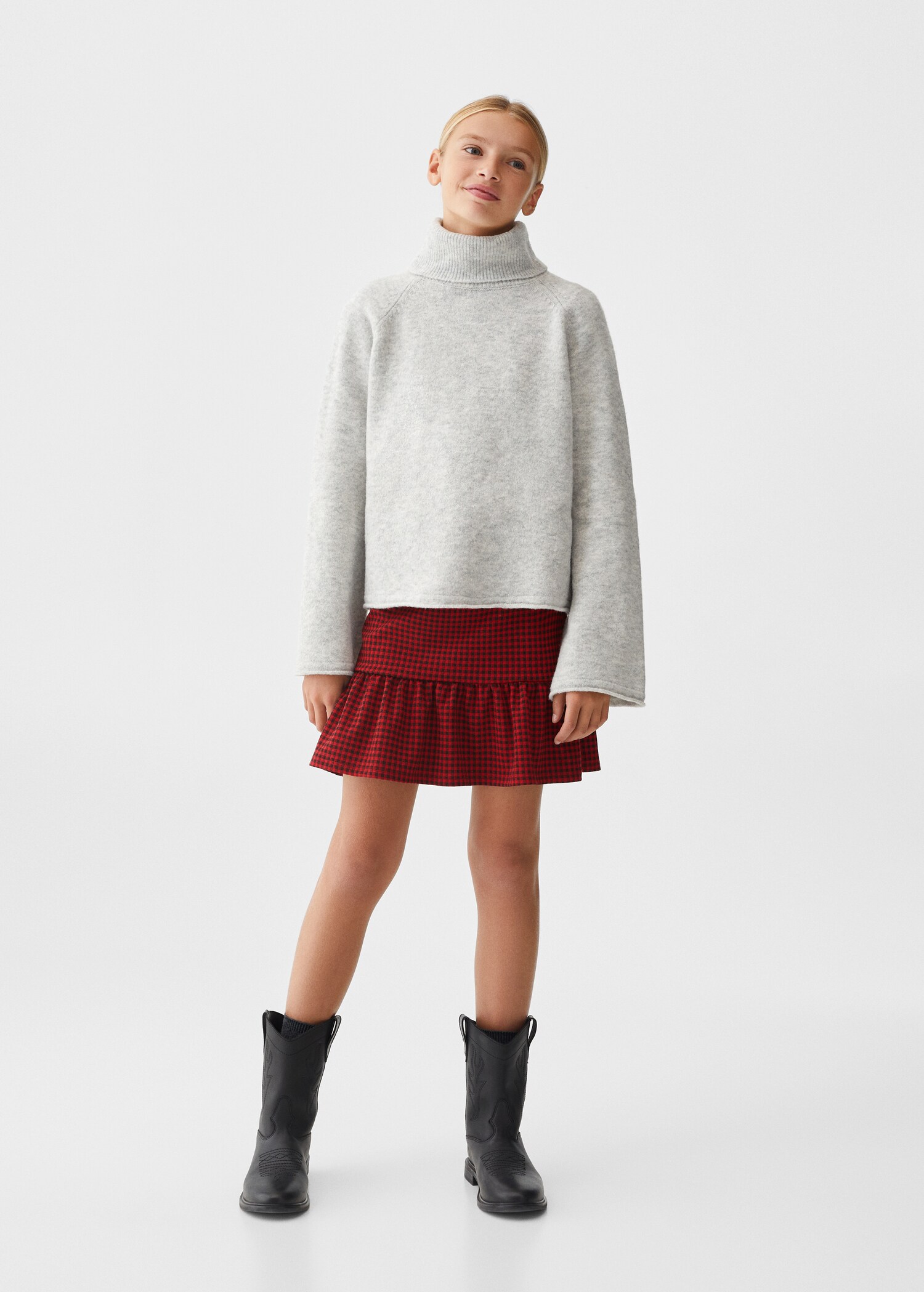 Houndstooth skirt - General plane