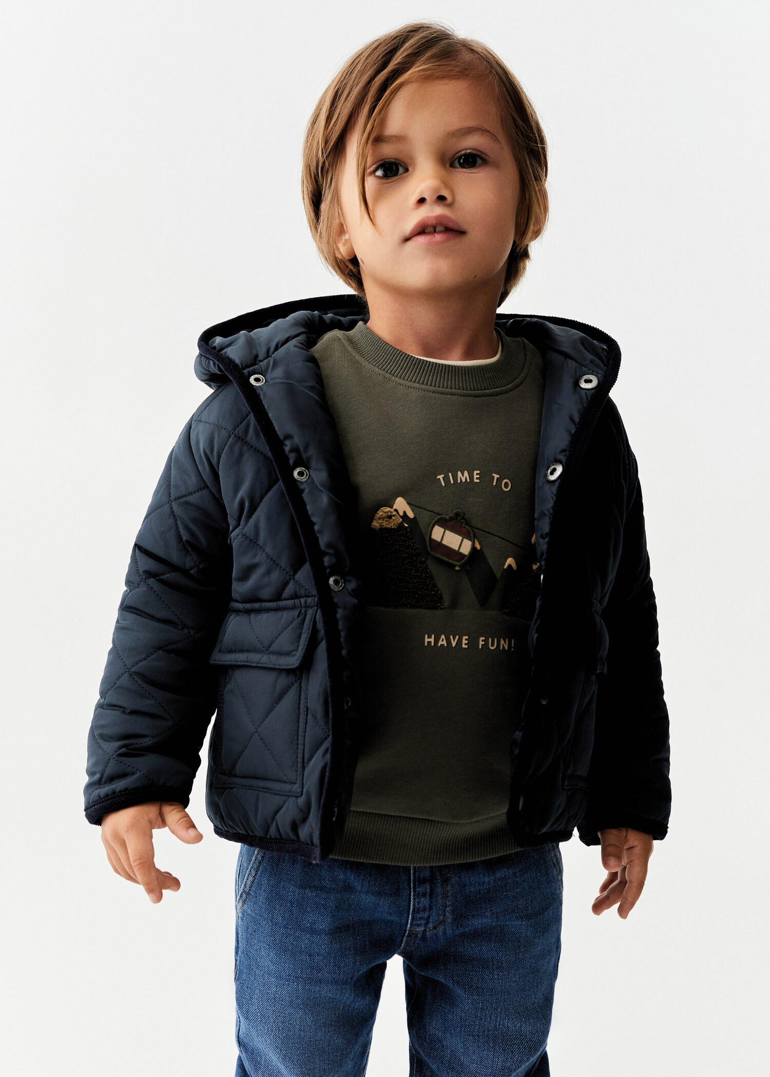 Sweatshirt com desenho estampado - Plano geral