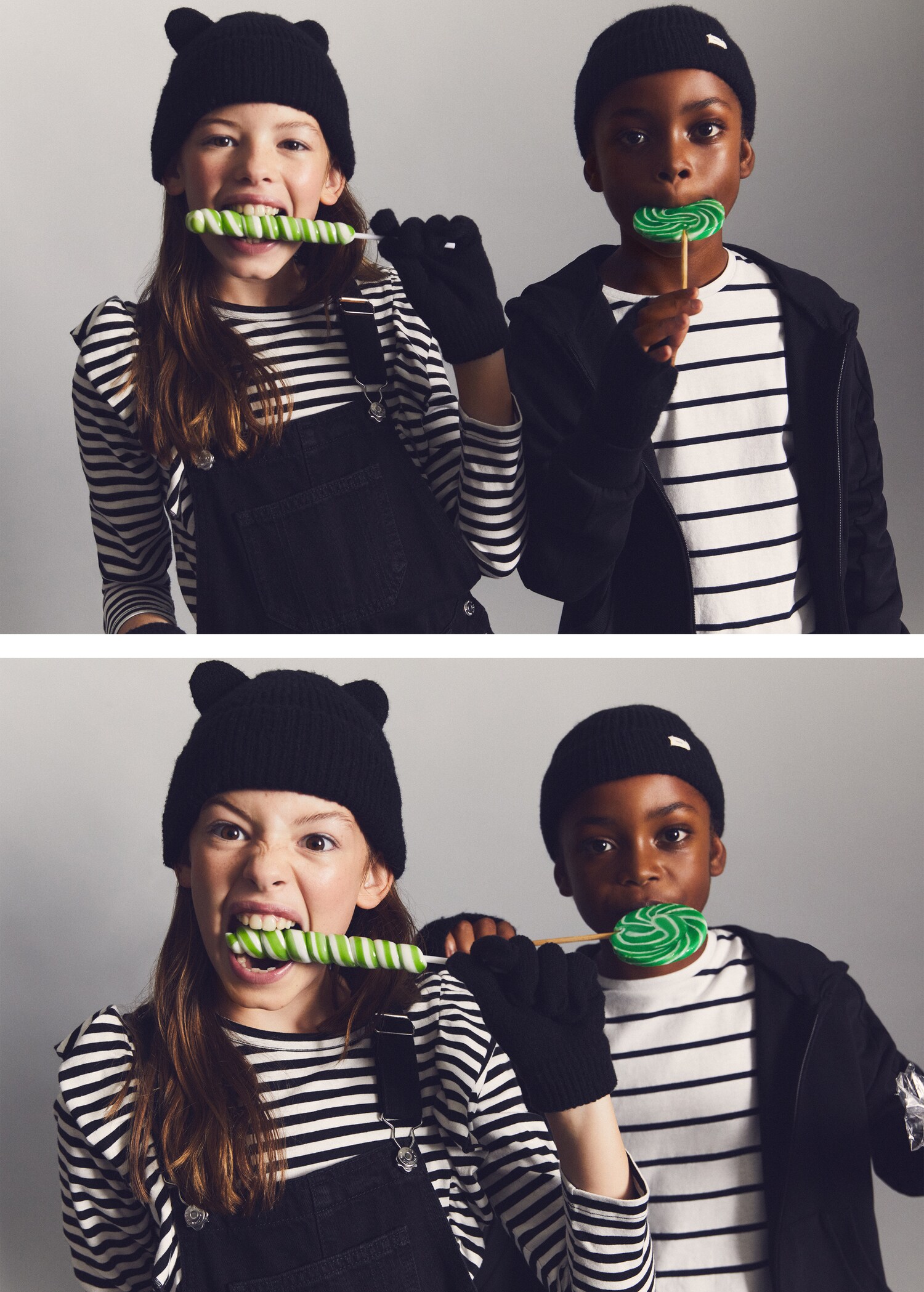 Ears knitted beanie - General plane