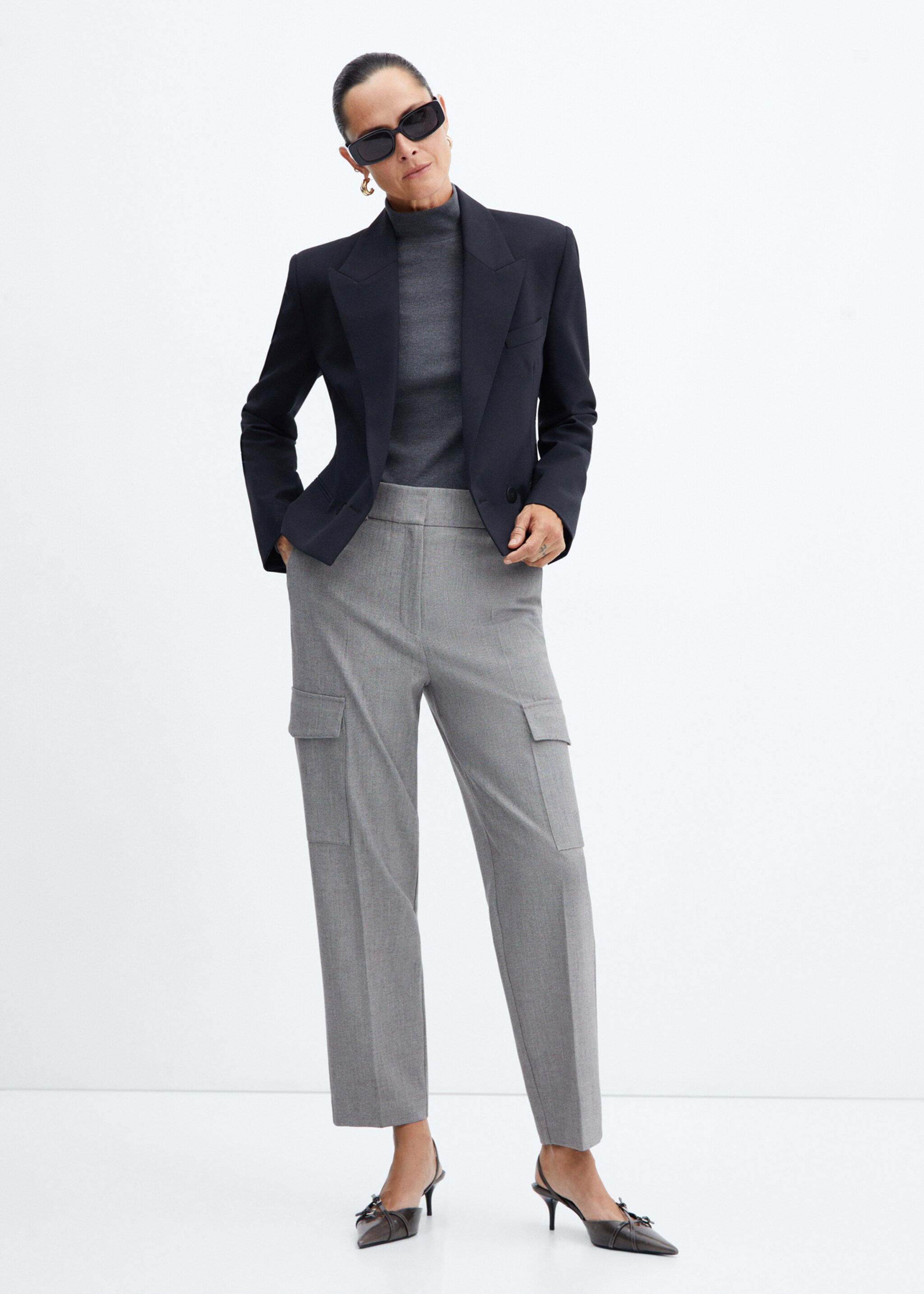 Turtleneck T-shirt - General plane, Grey. Ref: 57057730-00.