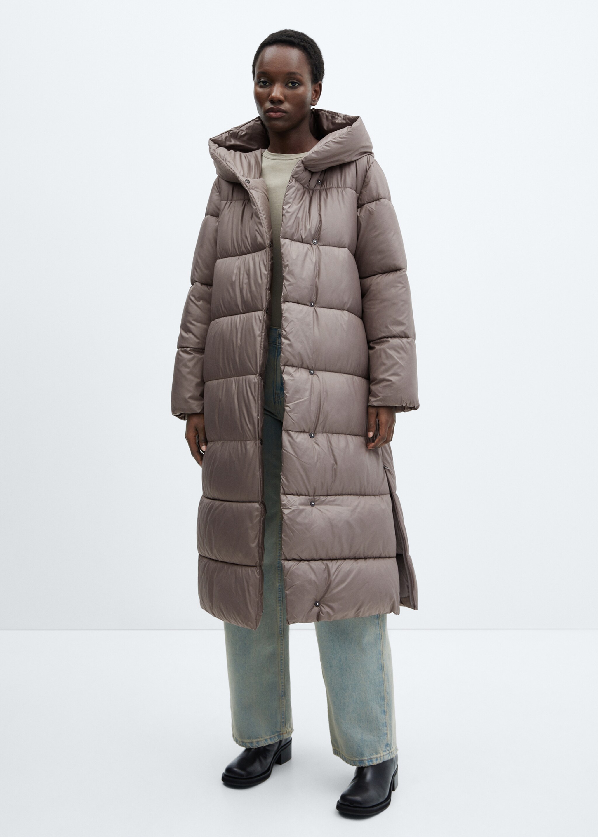 Quilted cross jacket - General plane
