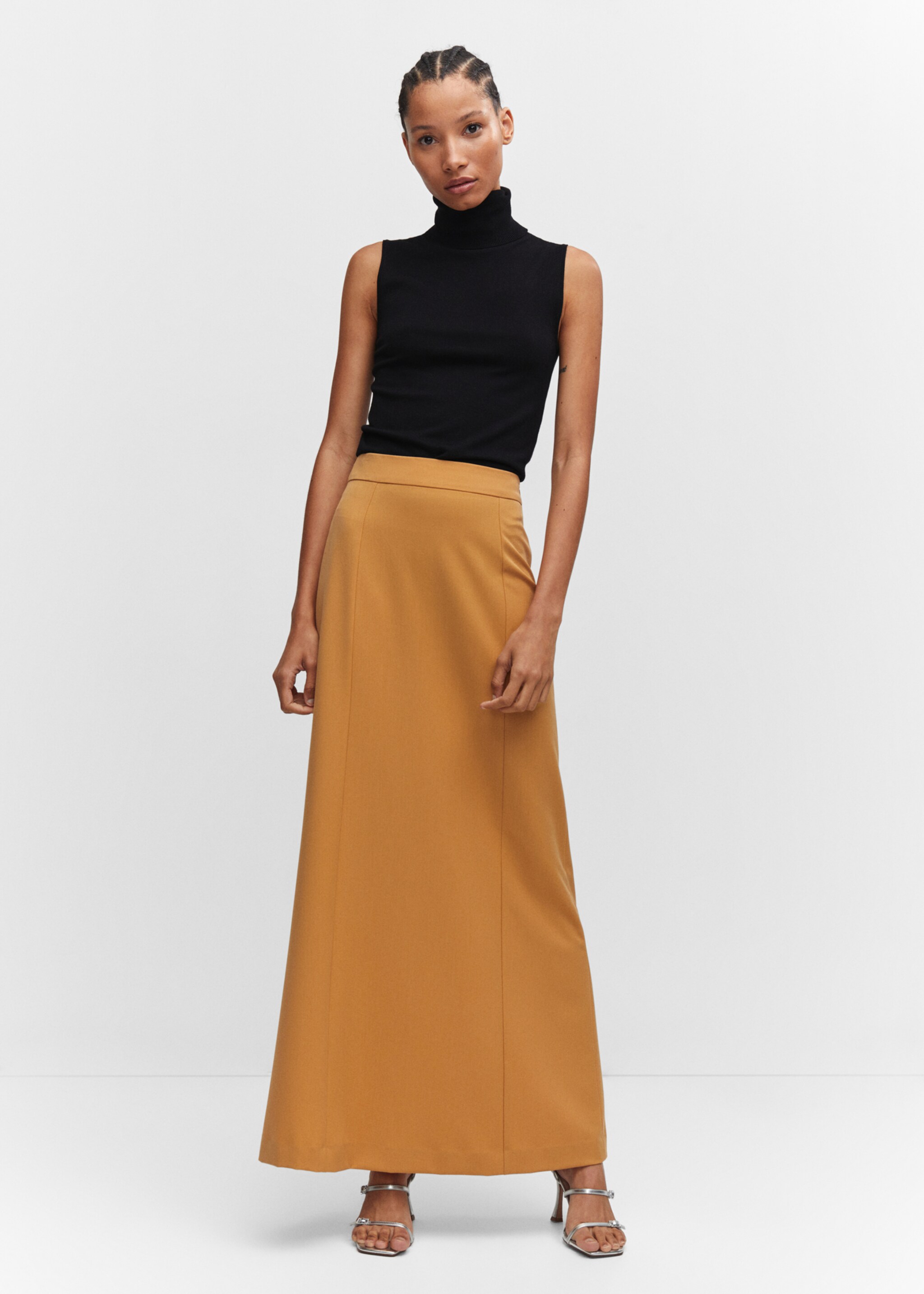 Flowy long skirt - General plane
