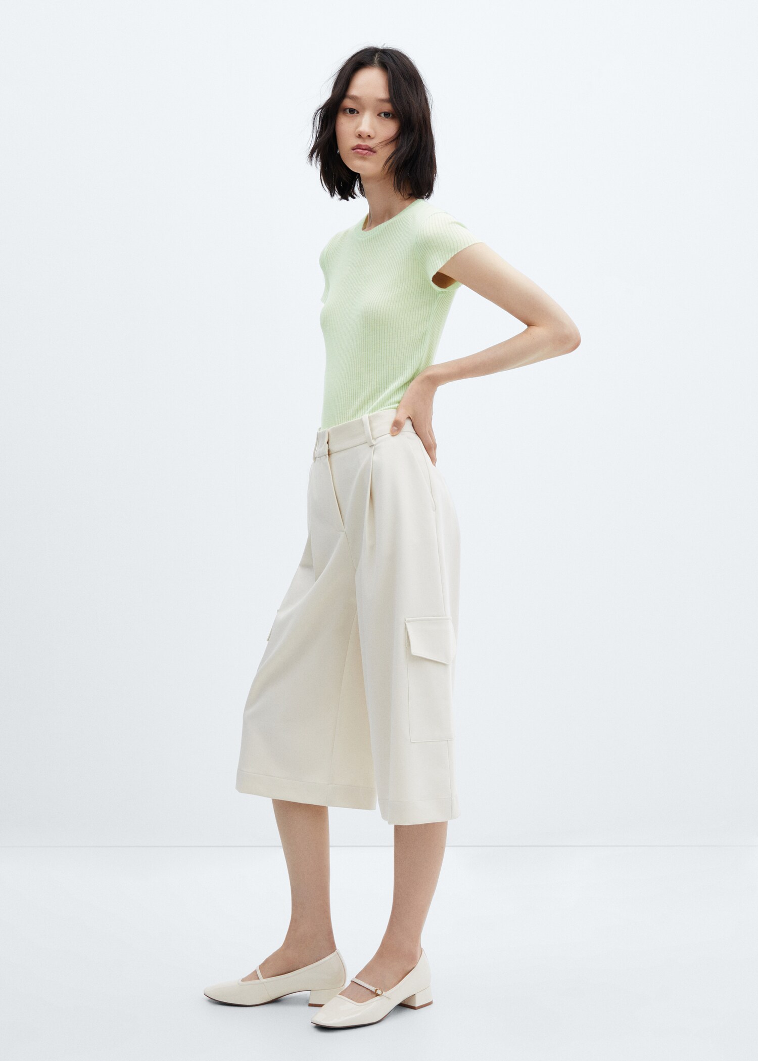 Fine-knit T-shirt - General plane