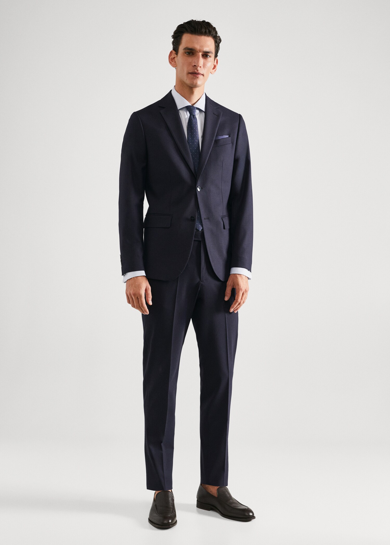 Kostymbyxa ull slim fit - Allmän bild