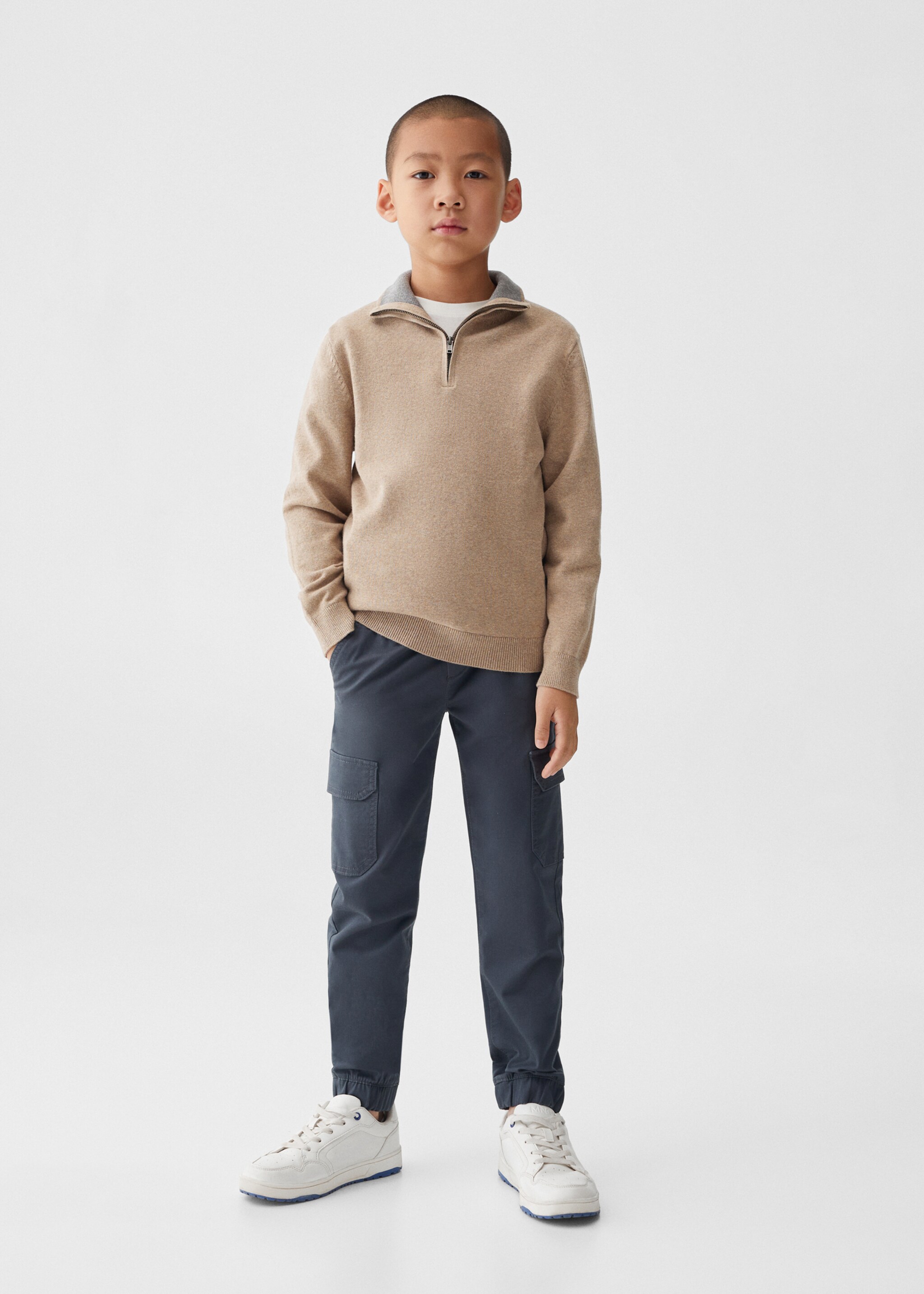 Zip neck jumper - General plane