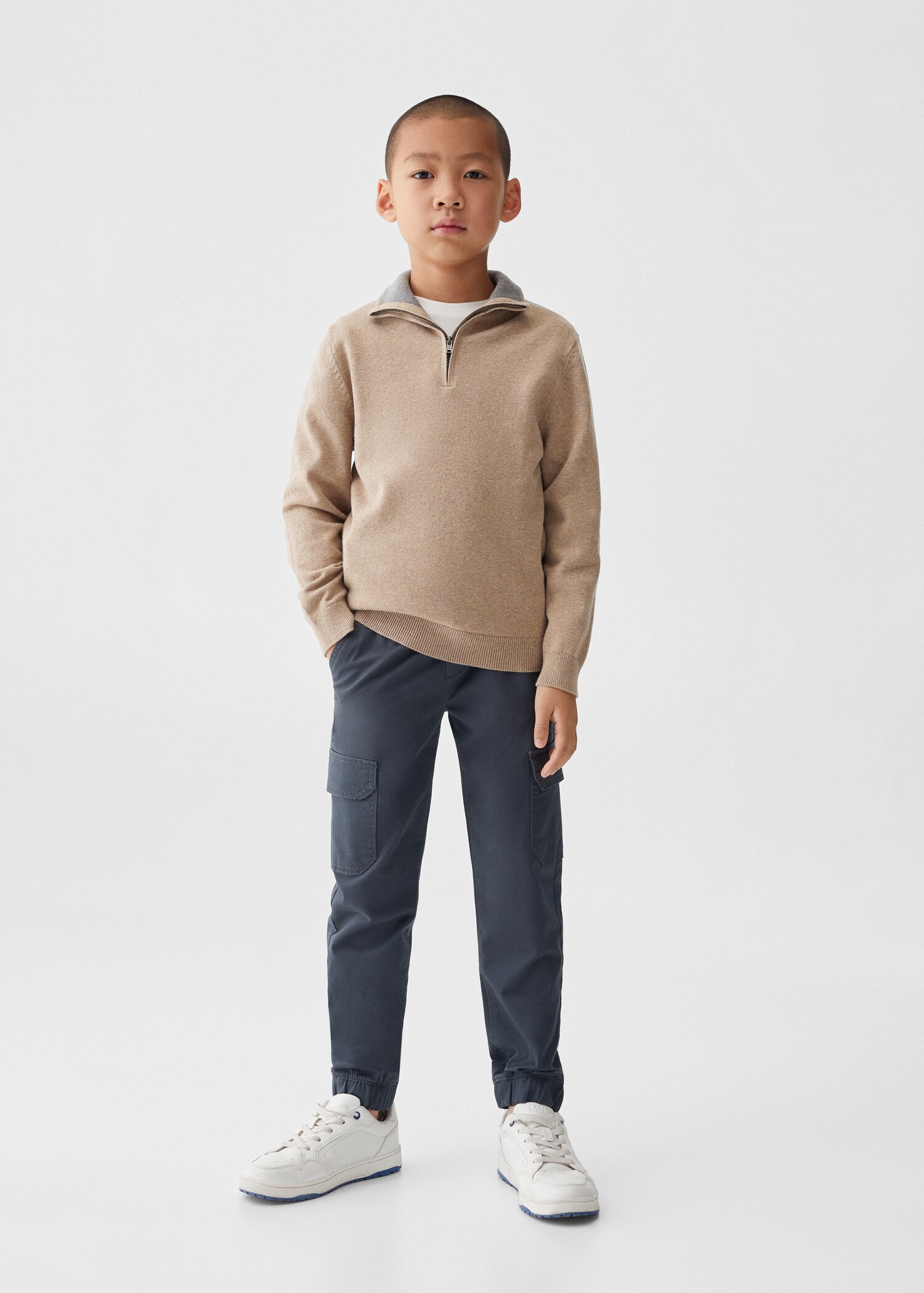 Zip neck jumper - General plane