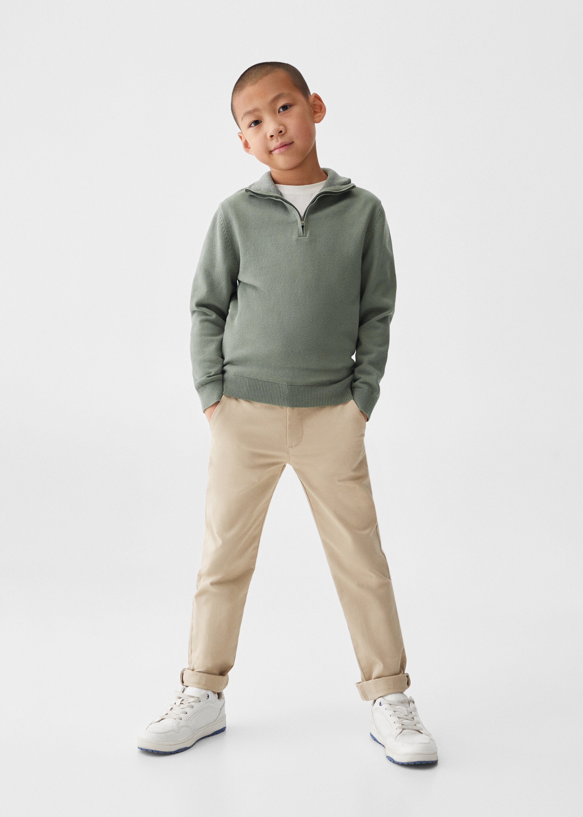 Zip neck jumper - General plane