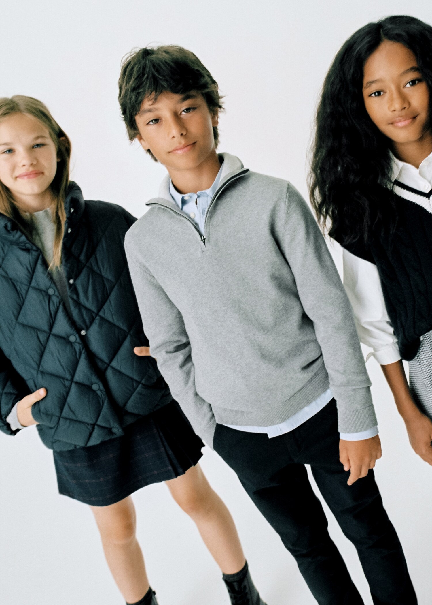 Pullover mit Zip-Kragen - Allgemeine Ansicht