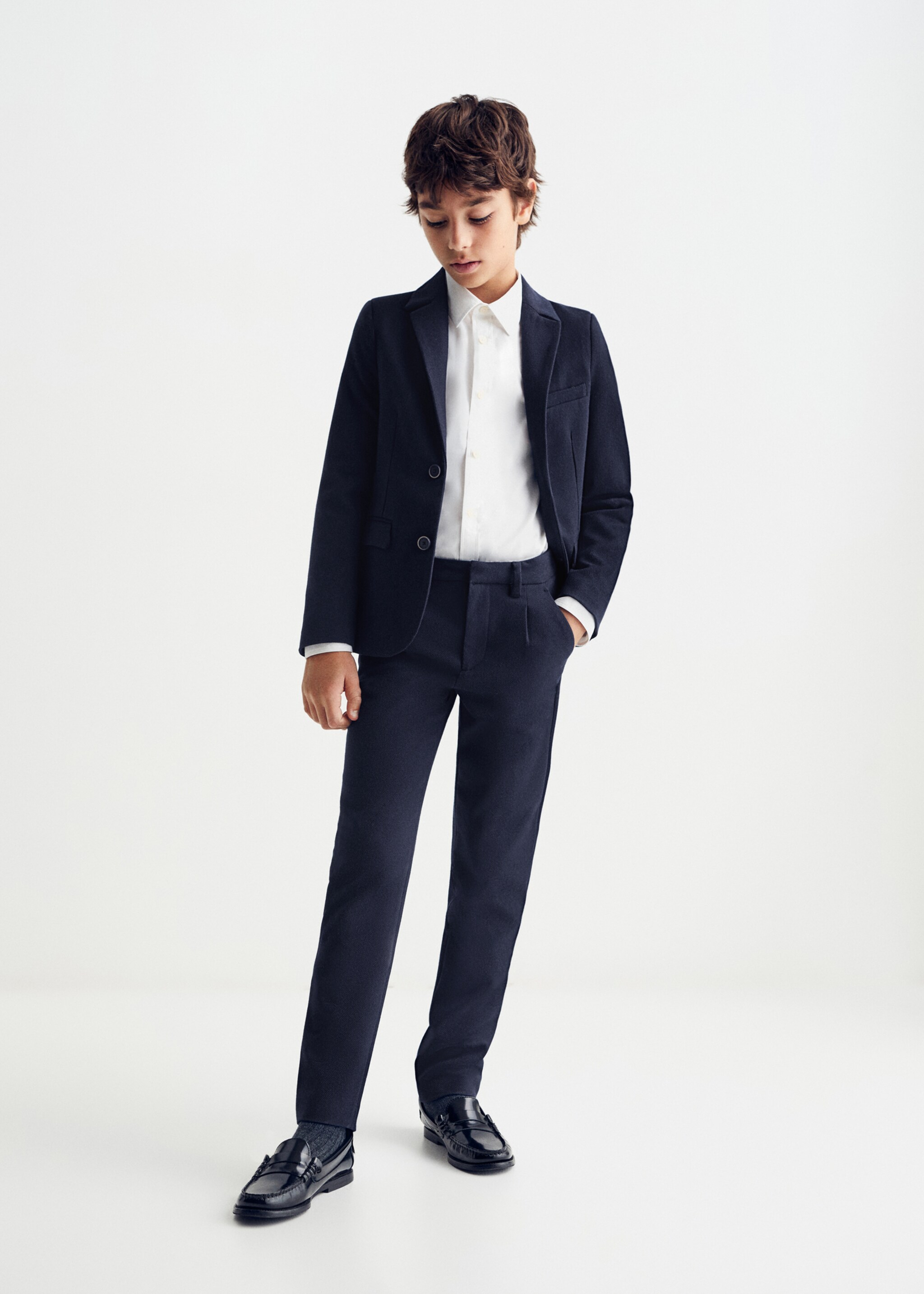 Straight suit trousers - General plane