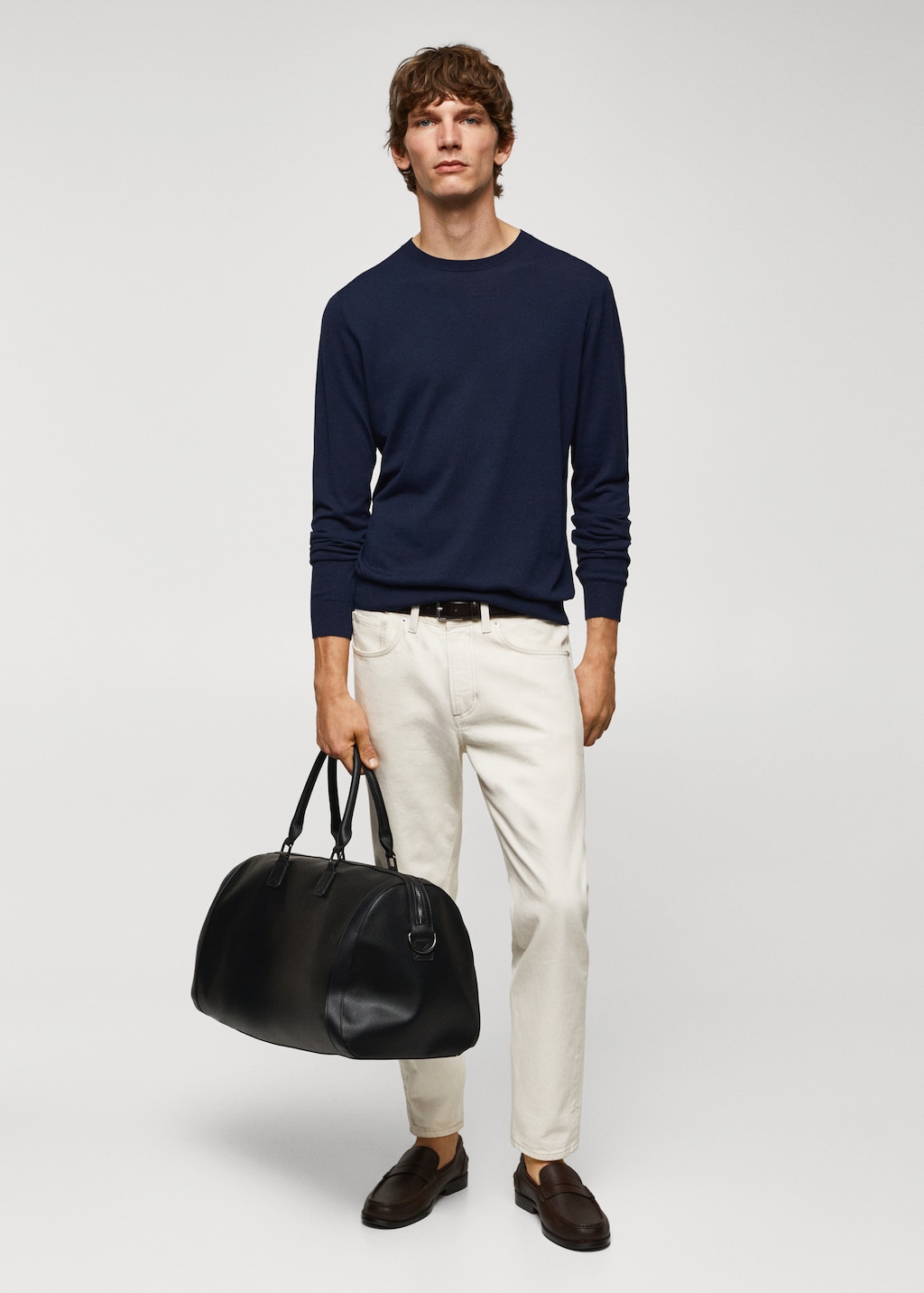 Fine modal-silk sweater - Men | MANGO OUTLET USA