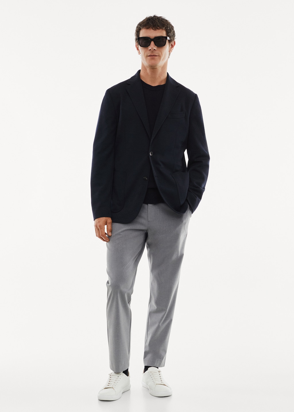 Stretch wool jacket - Men | MANGO OUTLET USA