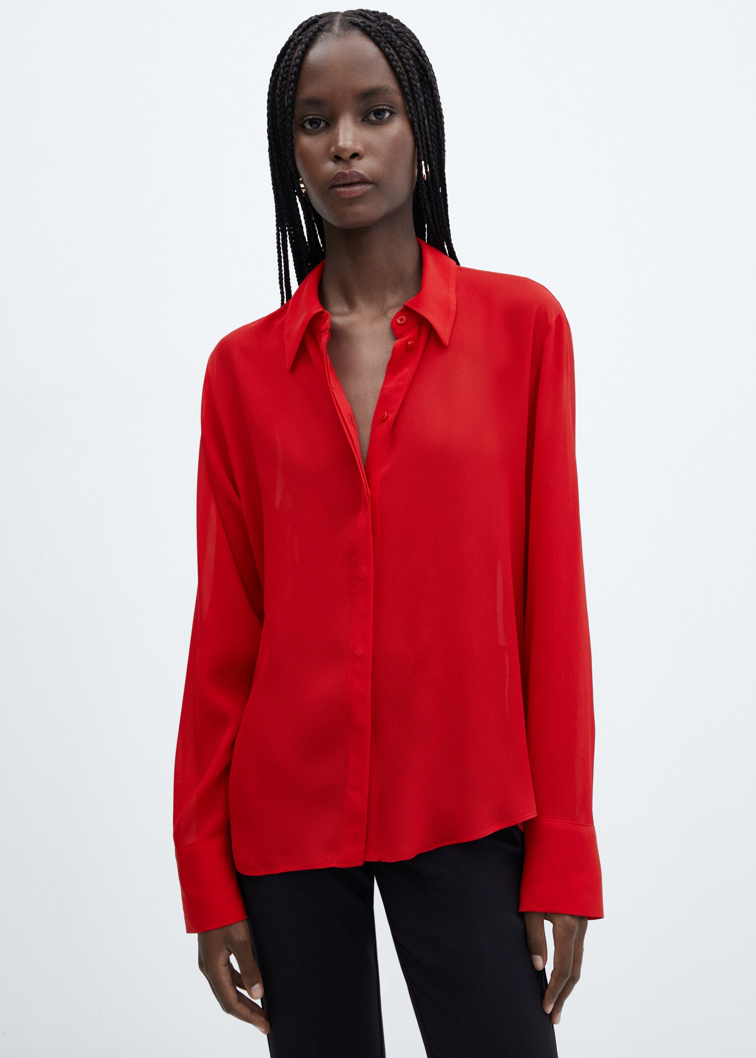 Blusa lazo cuello - Plano general