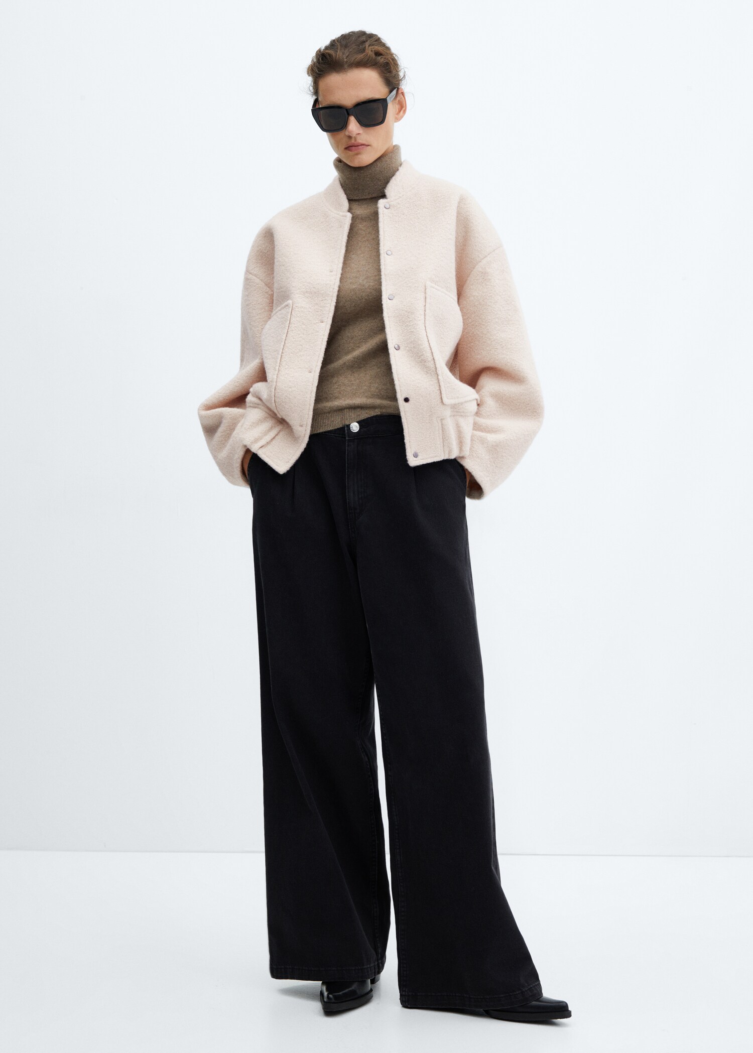 Jaqueta bomber oversize - Pla general