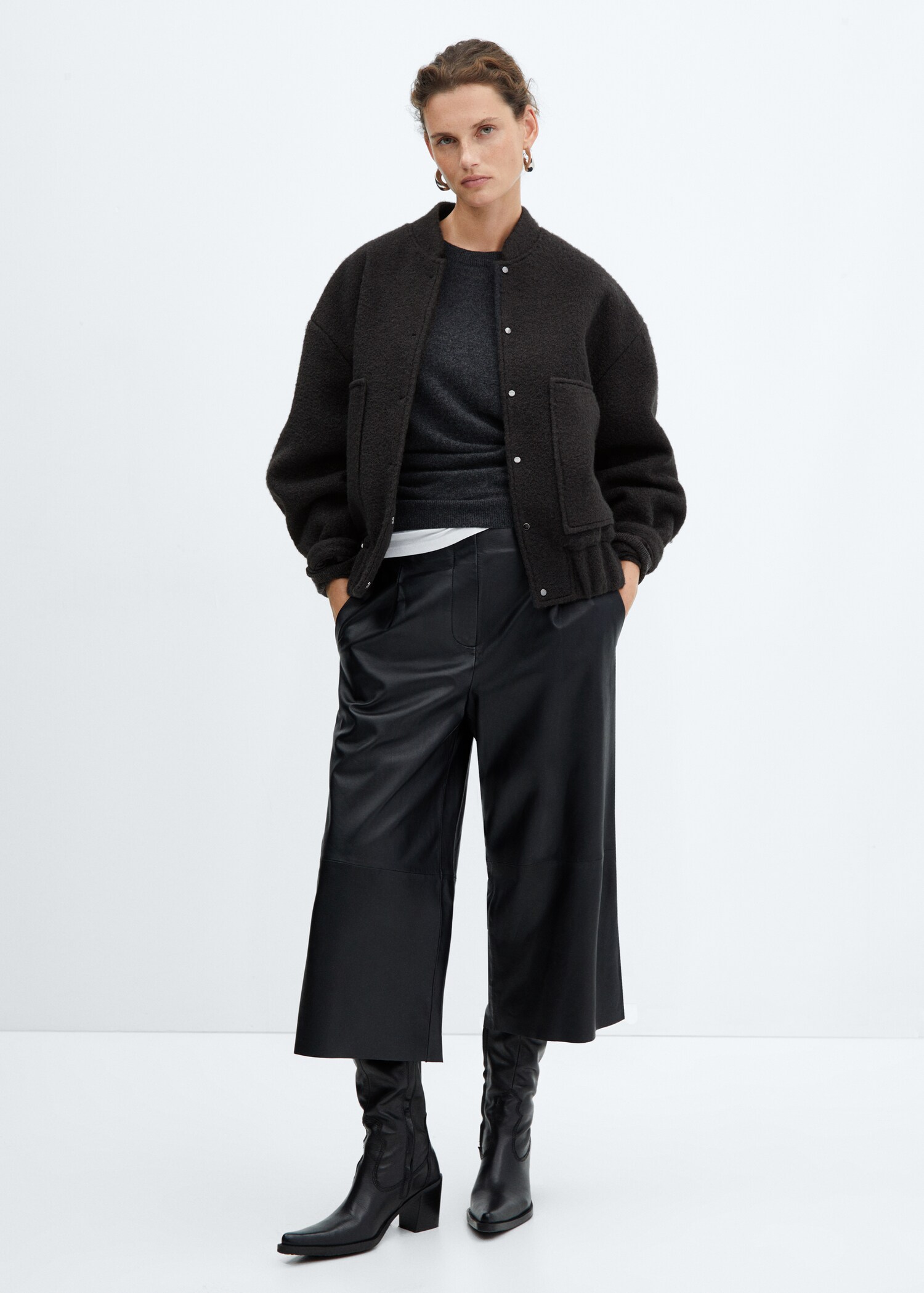 Jaqueta bomber oversize - Pla general