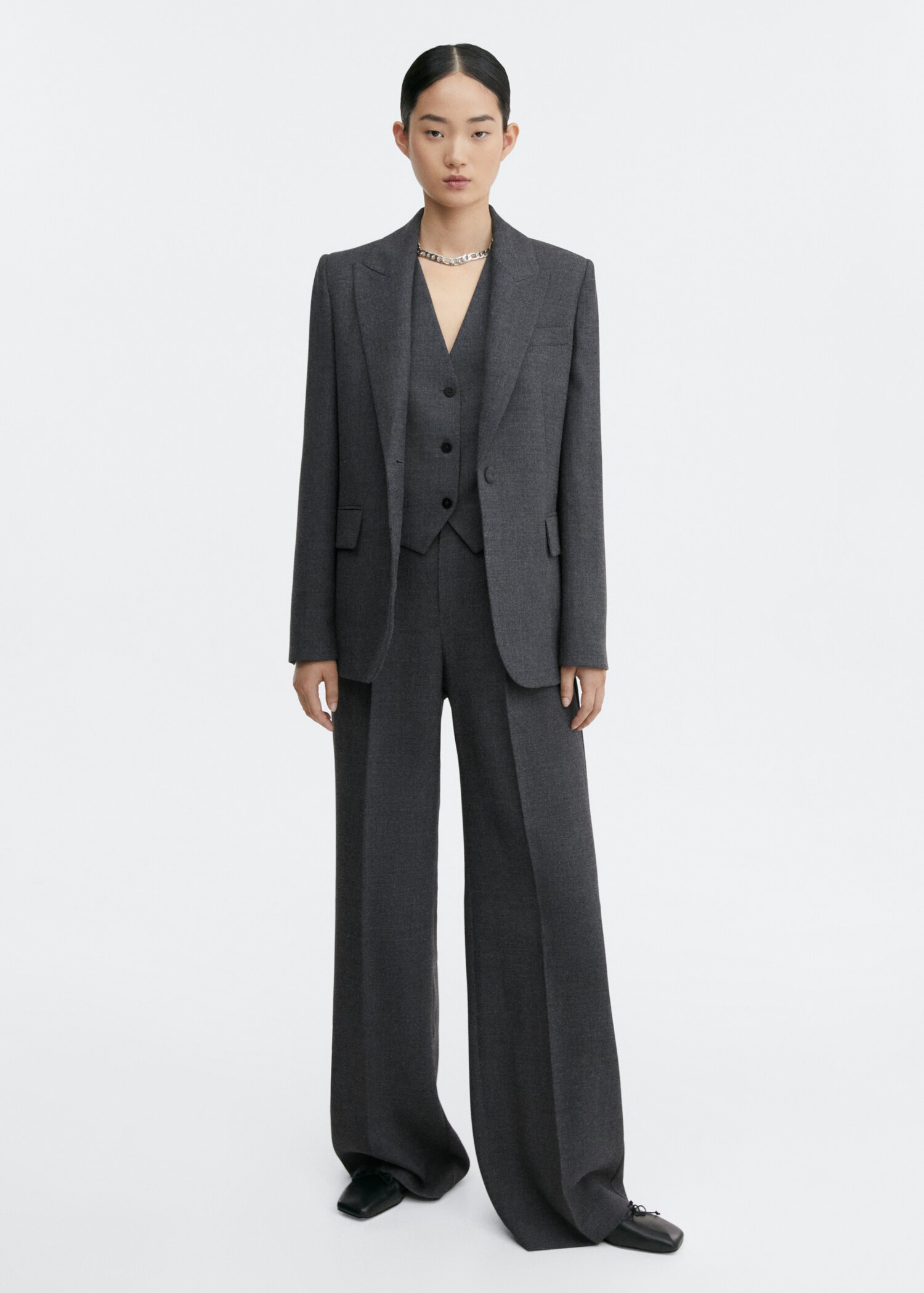 Structured suit blazer - General plane